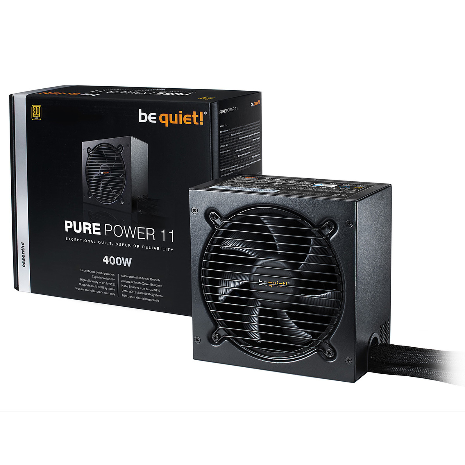 be quiet! Pure Power 11 400W 80PLUS Gold · Occasion - Alimentation PC Be Quiet ! - Occasion