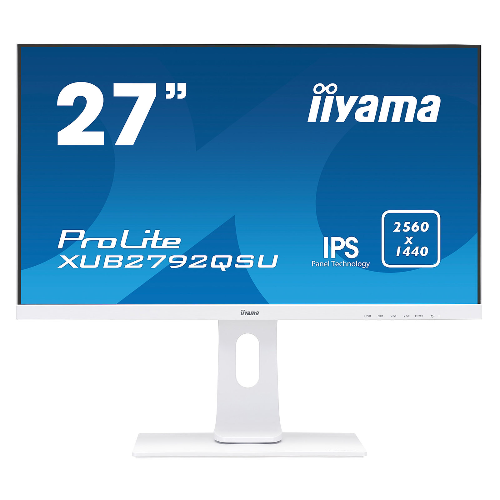 iiyama 27" LED - ProLite XUB2792QSU-W1 - Ecran PC iiyama
