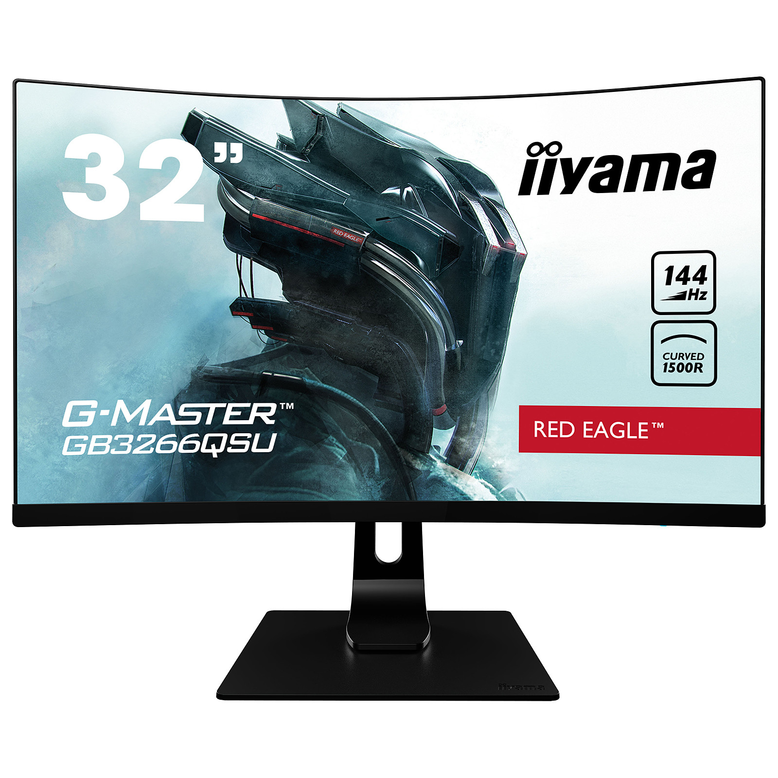 iiyama 31.5" LED - G-MASTER GB3266QSU-B1 Red Eagle - Ecran PC iiyama