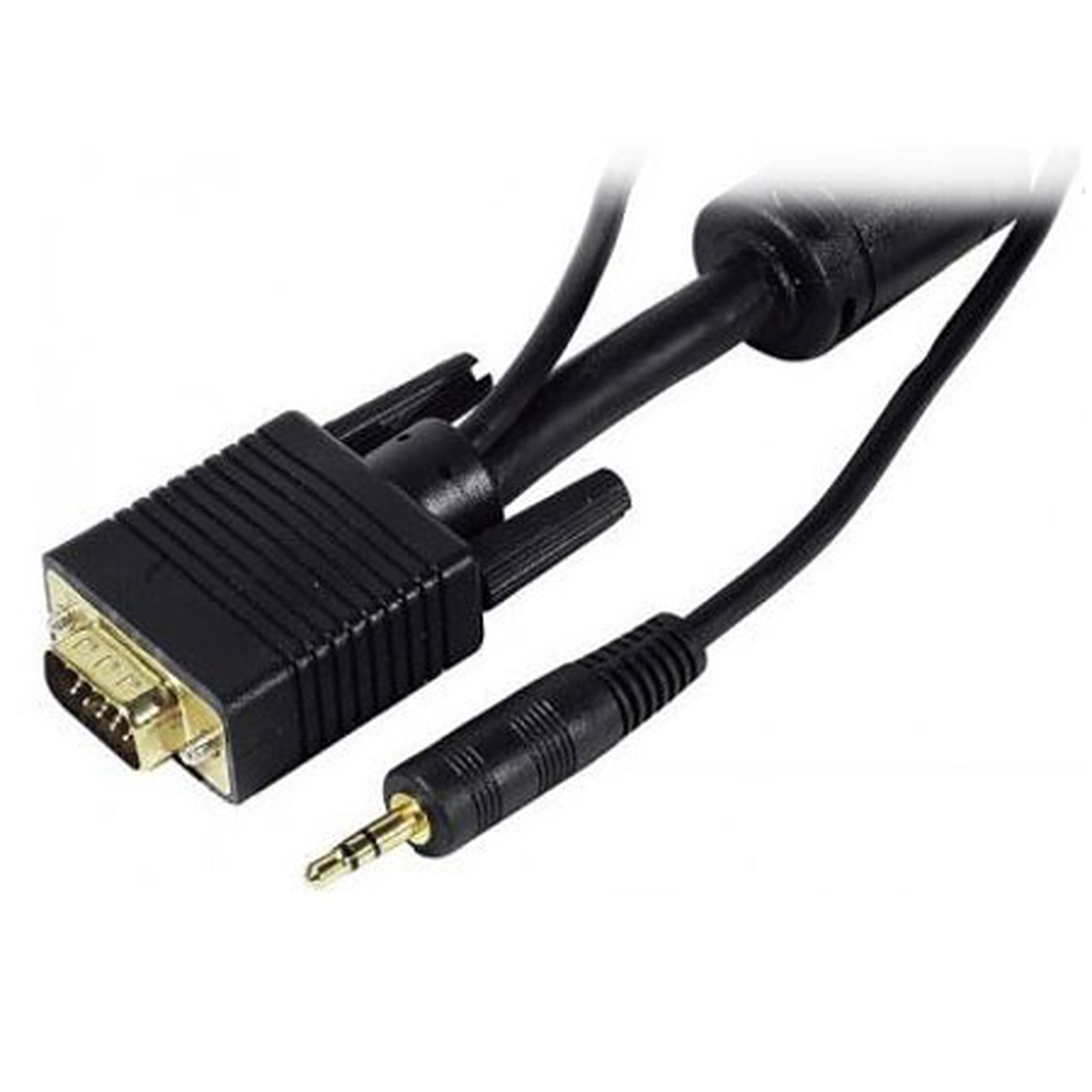 Cable VGA + Jack male / male (3 mètres) - VGA Generique