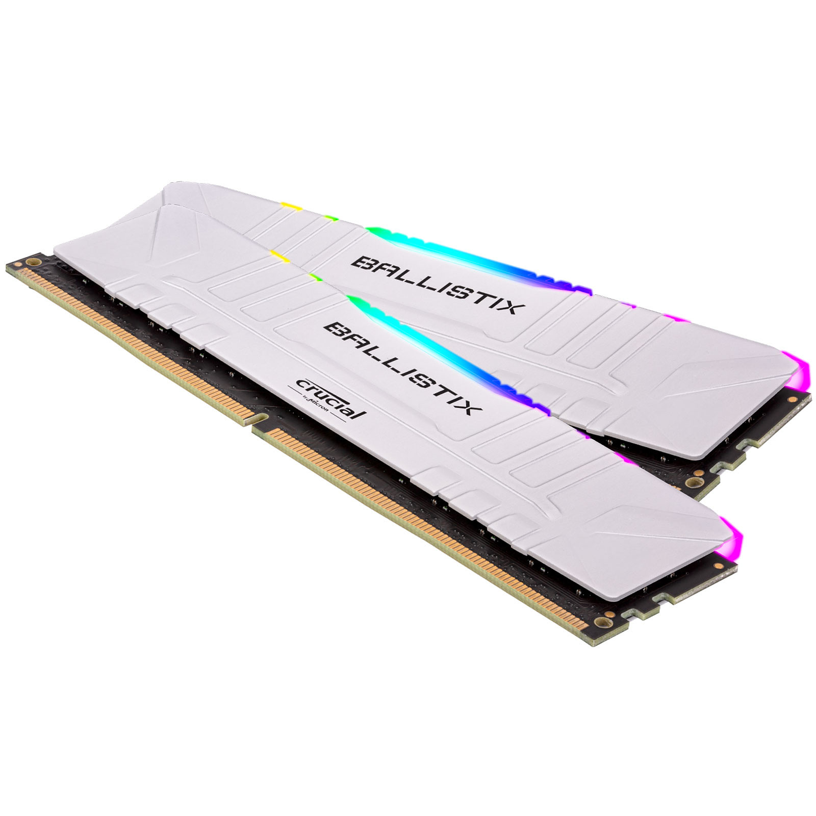 Ballistix White RGB DDR4 32 Go (2 x 16 Go) 3600 MHz CL16 - Memoire PC Ballistix