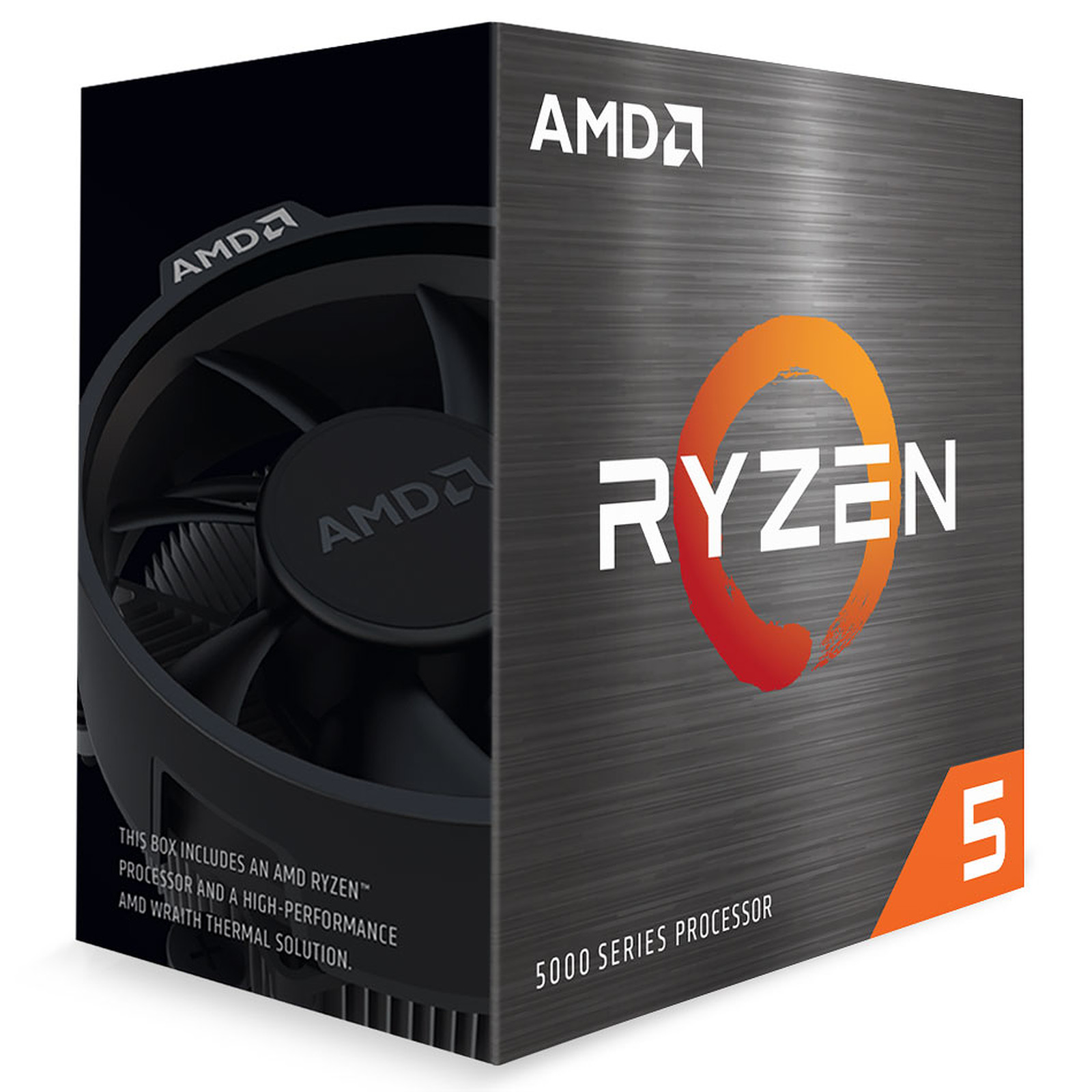 AMD Ryzen 5 5600 Wraith Stealth (3.5 GHz / 4.4 GHz) - Processeur AMD