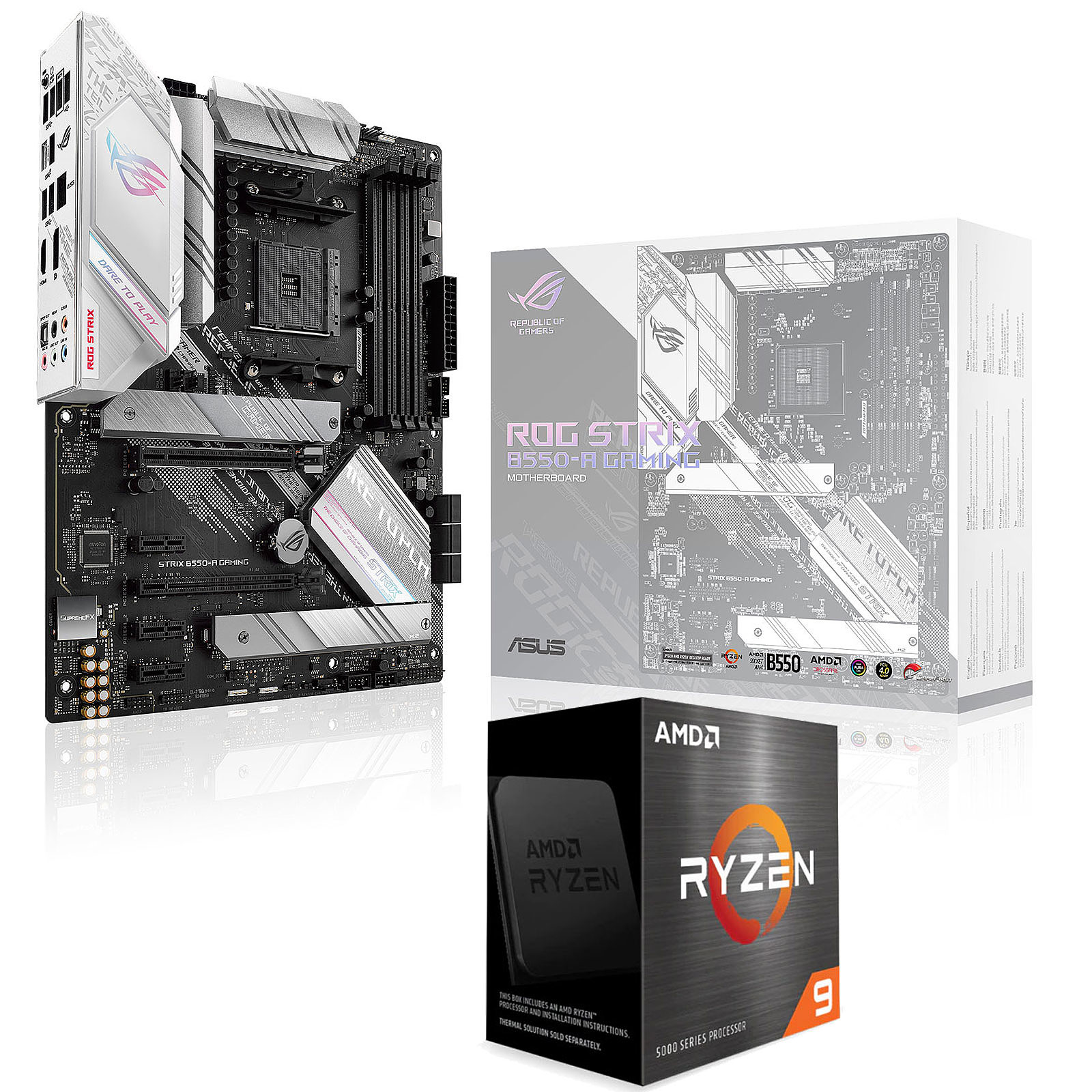 Kit Upgrade PC AMD Ryzen 9 5900X ASUS ROG STRIX B550-A GAMING - Kit upgrade PC ASUS