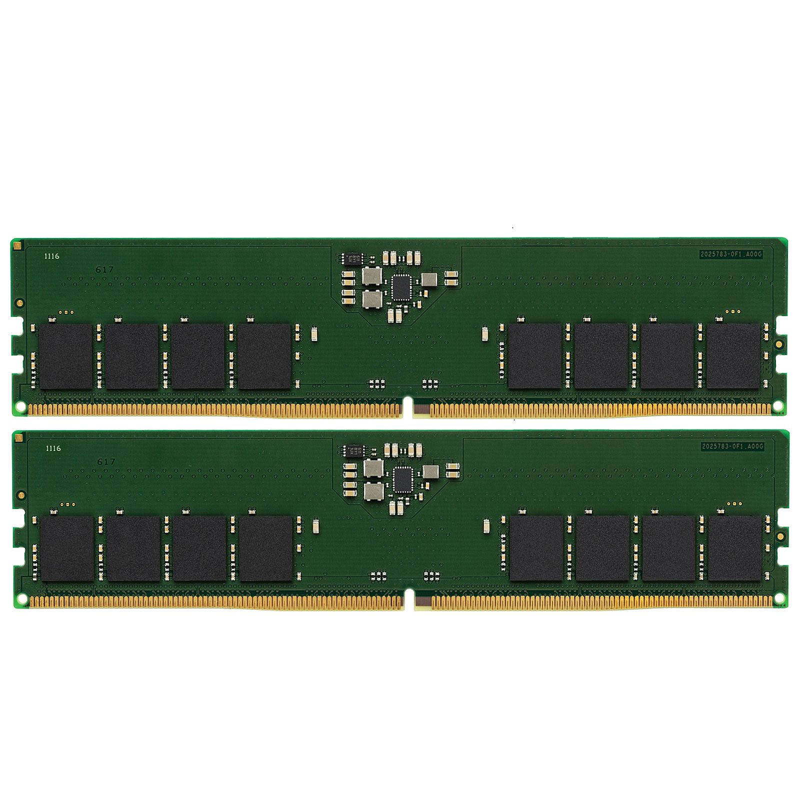 Kingston ValueRAM 16 (2 x 8 Go) DDR5 4800 MHz CL40 1Rx16 - Memoire PC Kingston