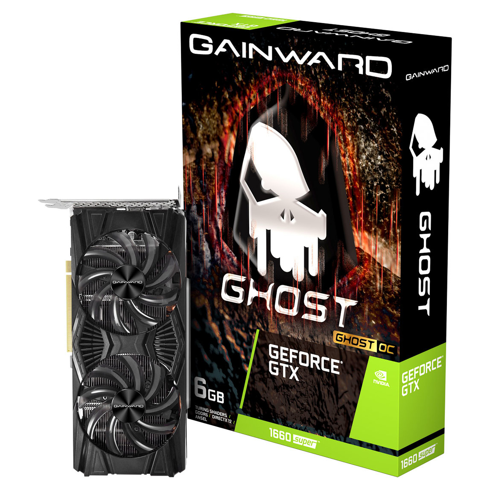 Gainward GeForce GTX 1660 SUPER Ghost OC - Carte graphique Gainward - Occasion