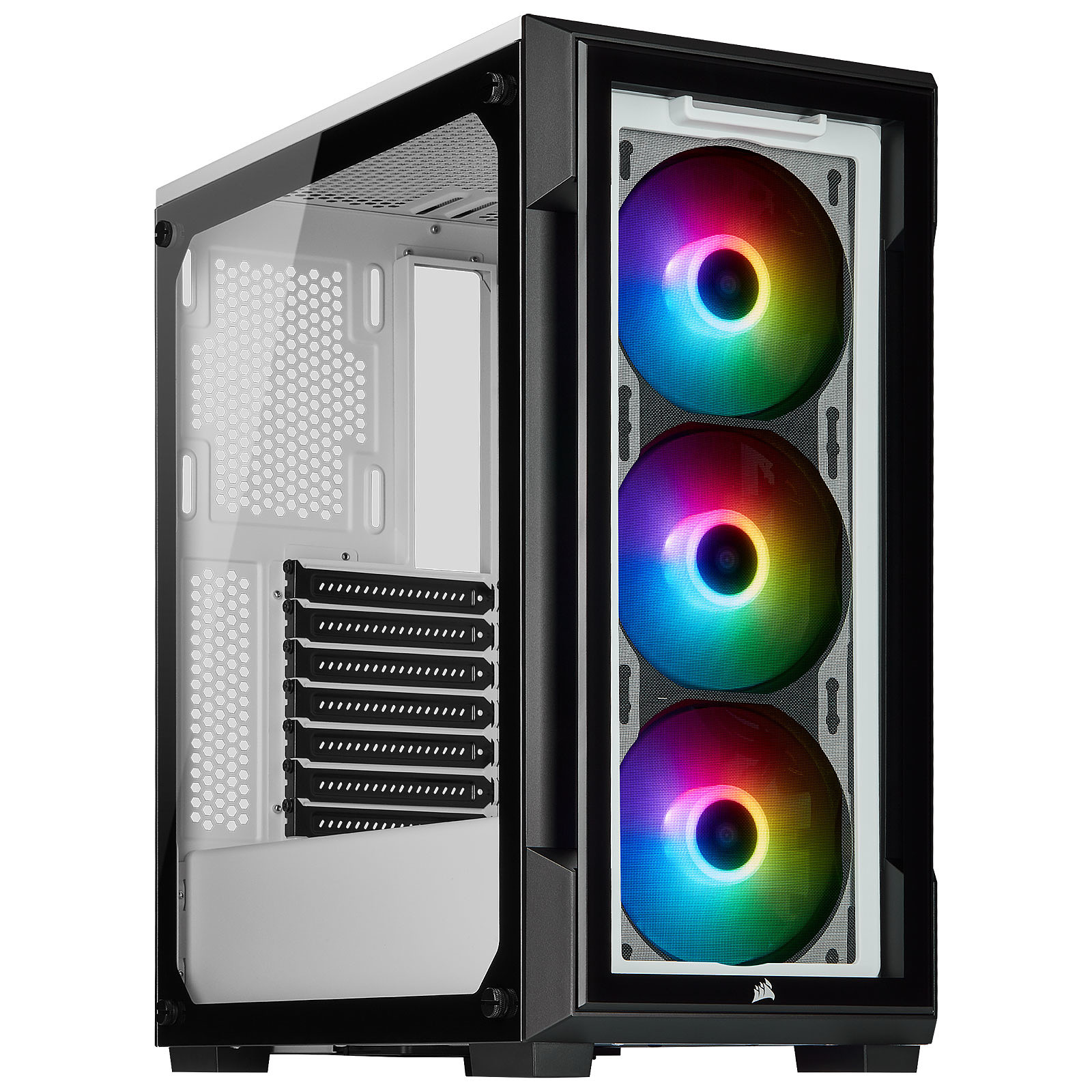 Corsair iCUE 220T RGB Tempered Glass (Blanc) · Occasion - Boitier PC Corsair - Occasion