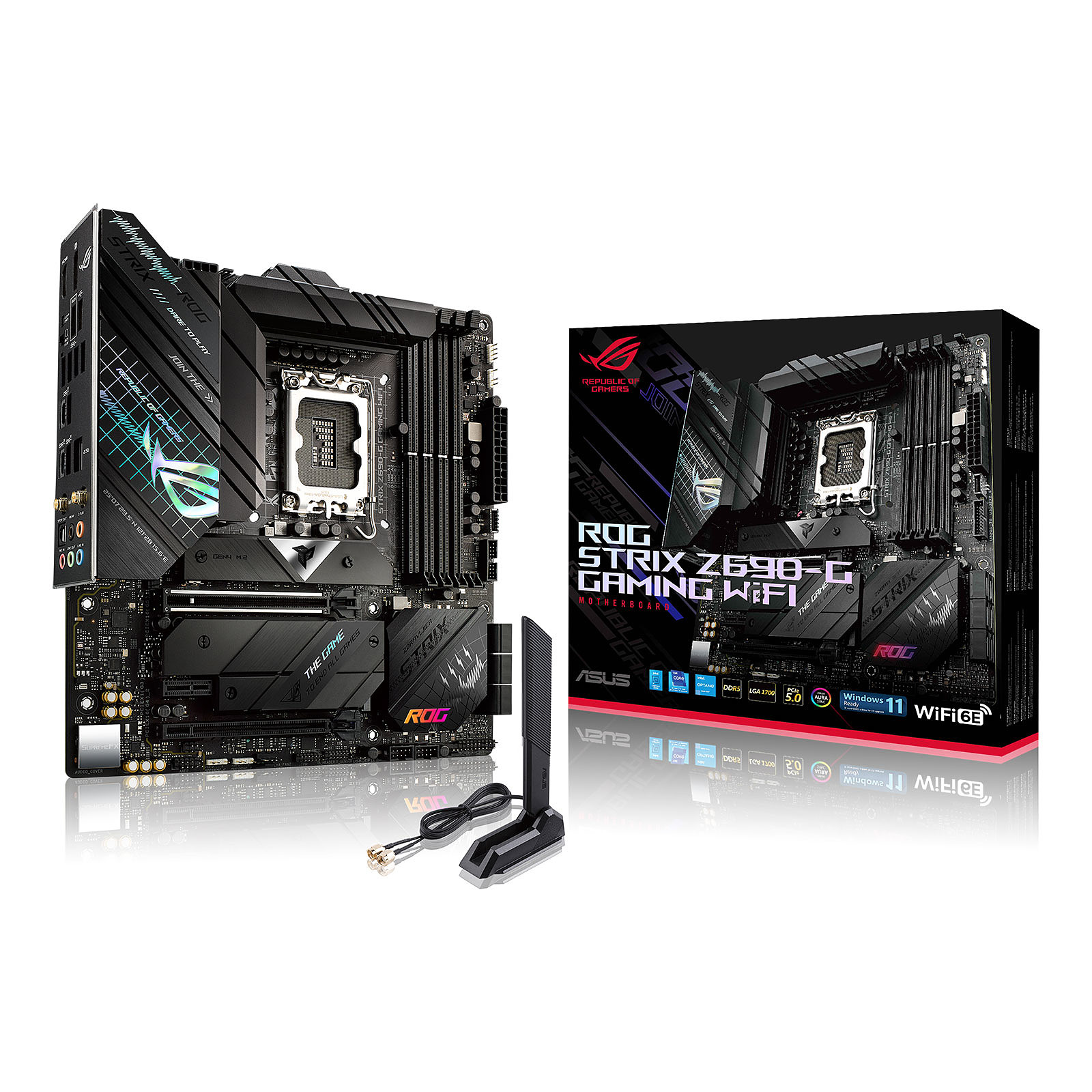ASUS ROG STRIX Z690-G GAMING WIFI · Occasion - Carte mère ASUS - Occasion