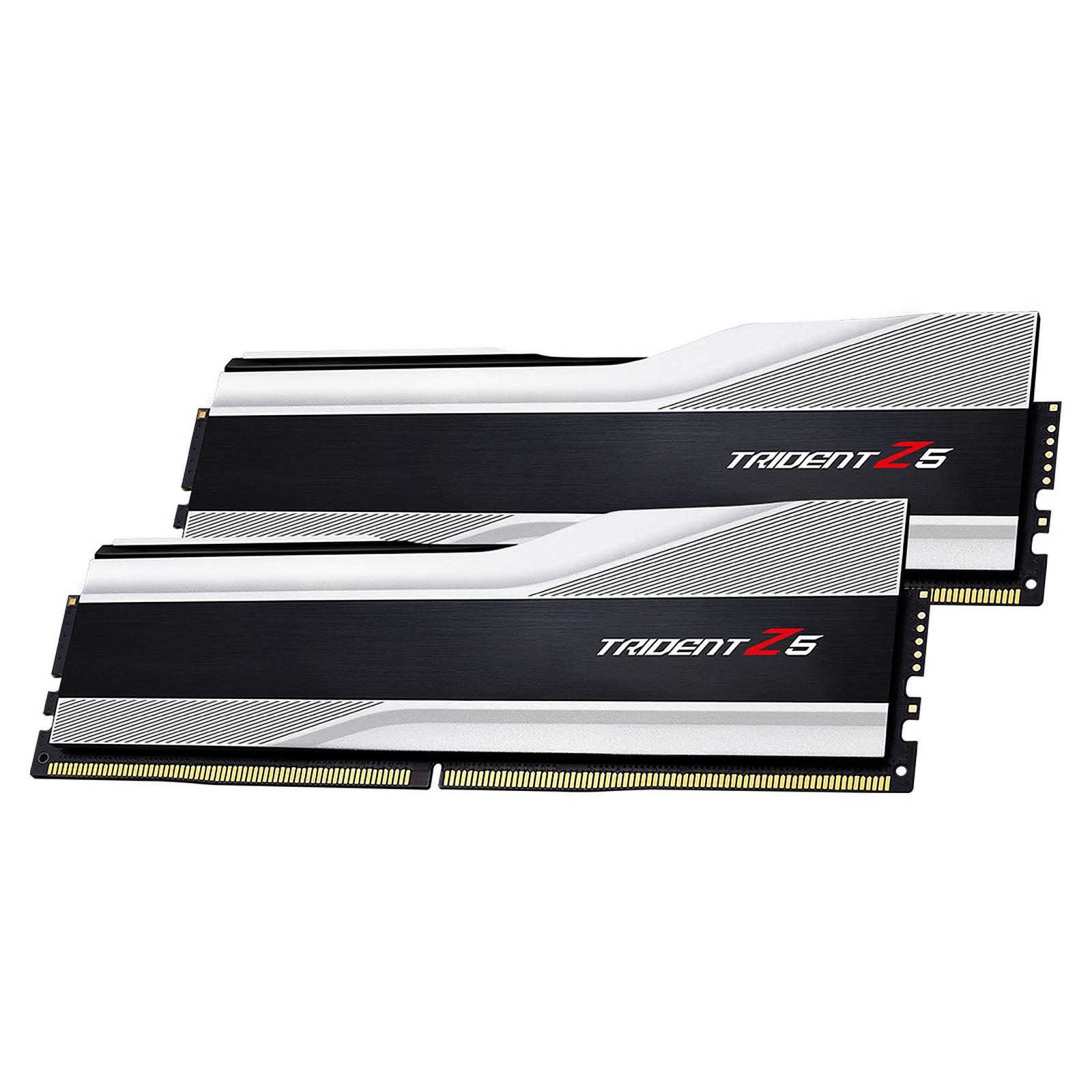 G.Skill Trident Z5 32 Go (2 x 16 Go) DDR5 6000 MHz CL36 - Argent - Memoire PC G.Skill - Occasion