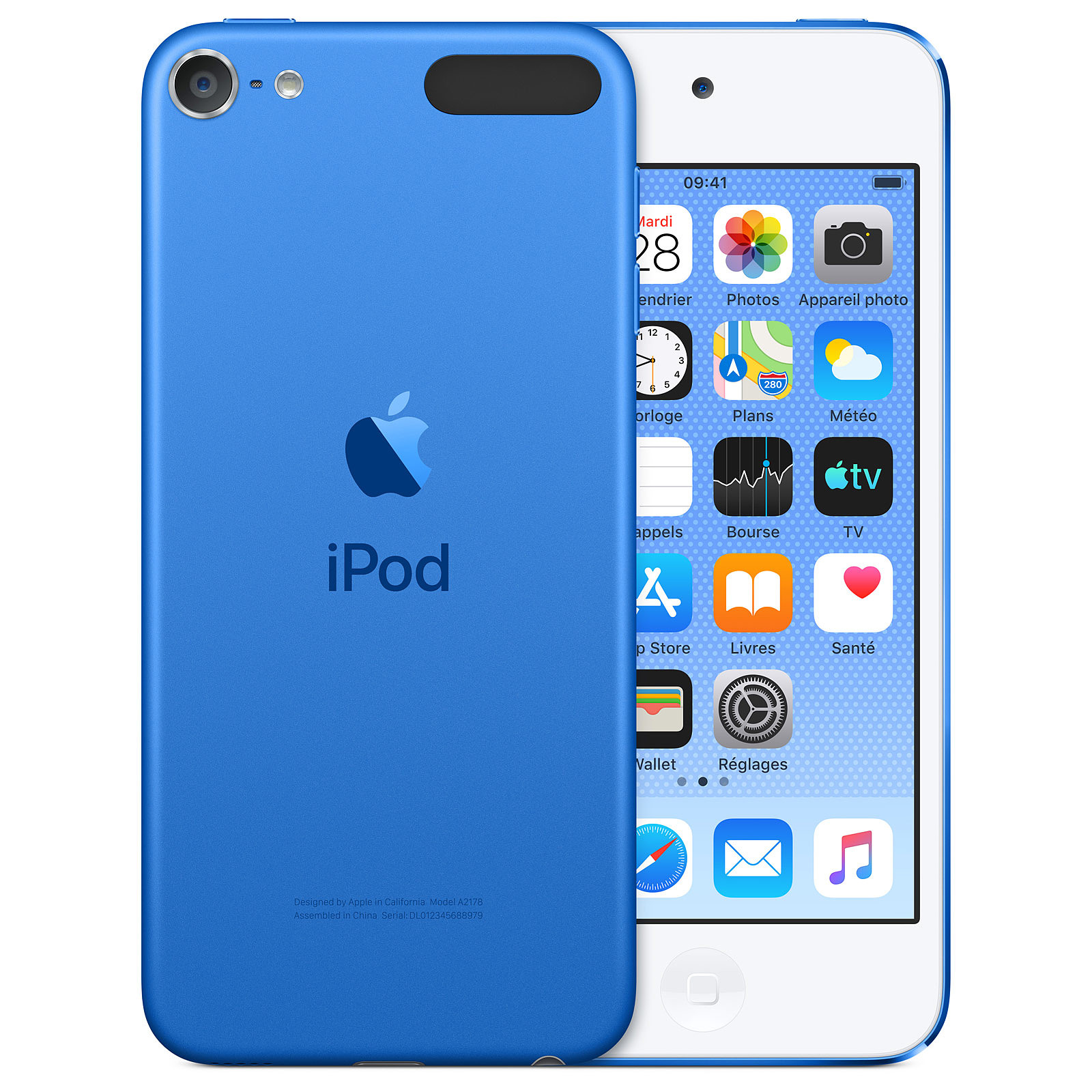 Apple iPod touch (2019) 128 Go Bleu - Lecteur MP3 & iPod Apple