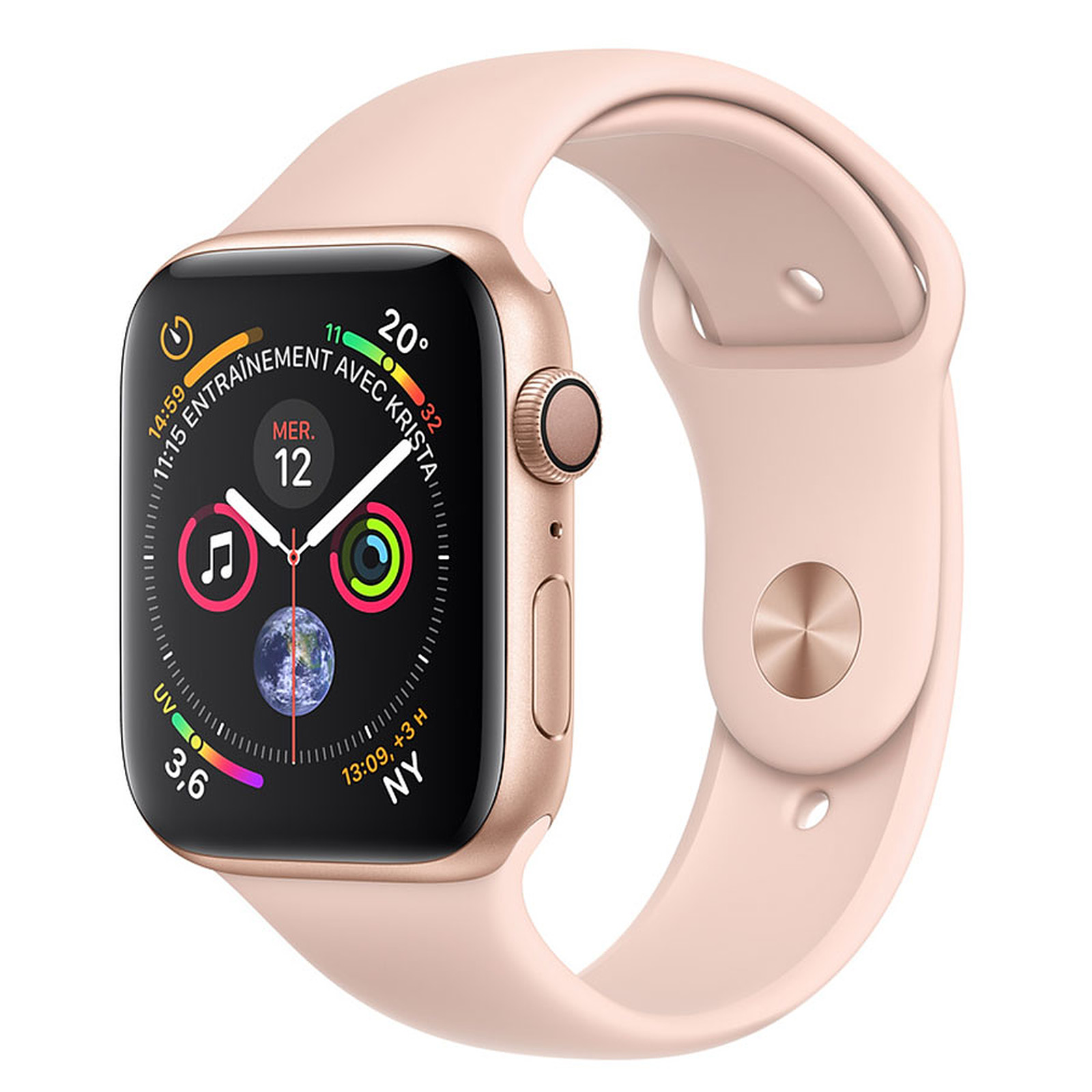 Apple Watch Series 4 GPS Aluminium Or Sport Rose 40 mm · Reconditionne - Montre connectee Apple