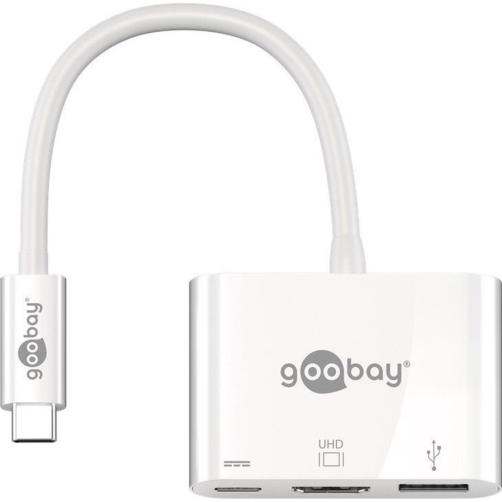 Goobay USB-C Multiport Adapter - Station d'accueil PC portable Goobay