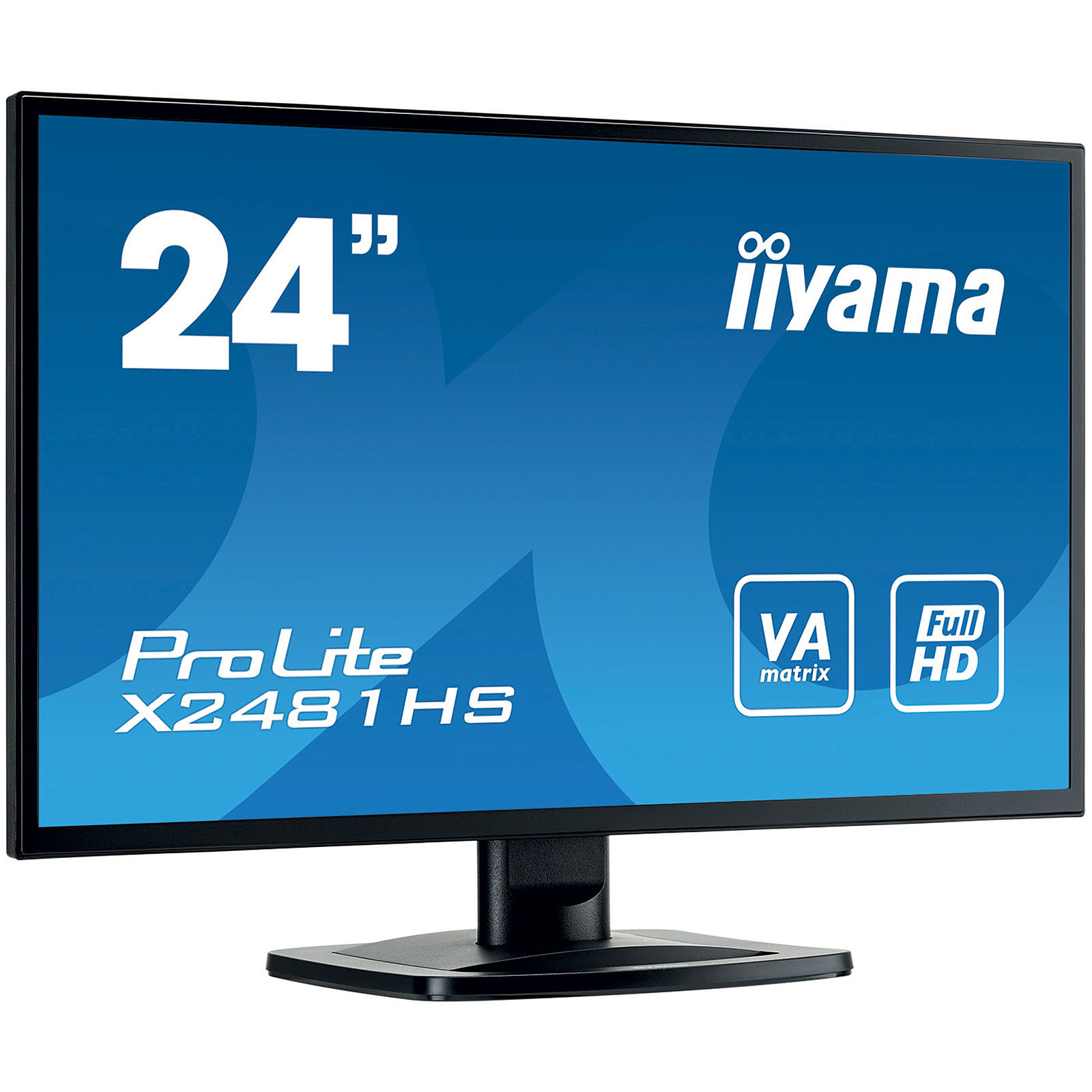 iiyama 23.6" LED - ProLite X2481HS-B1 - Ecran PC iiyama
