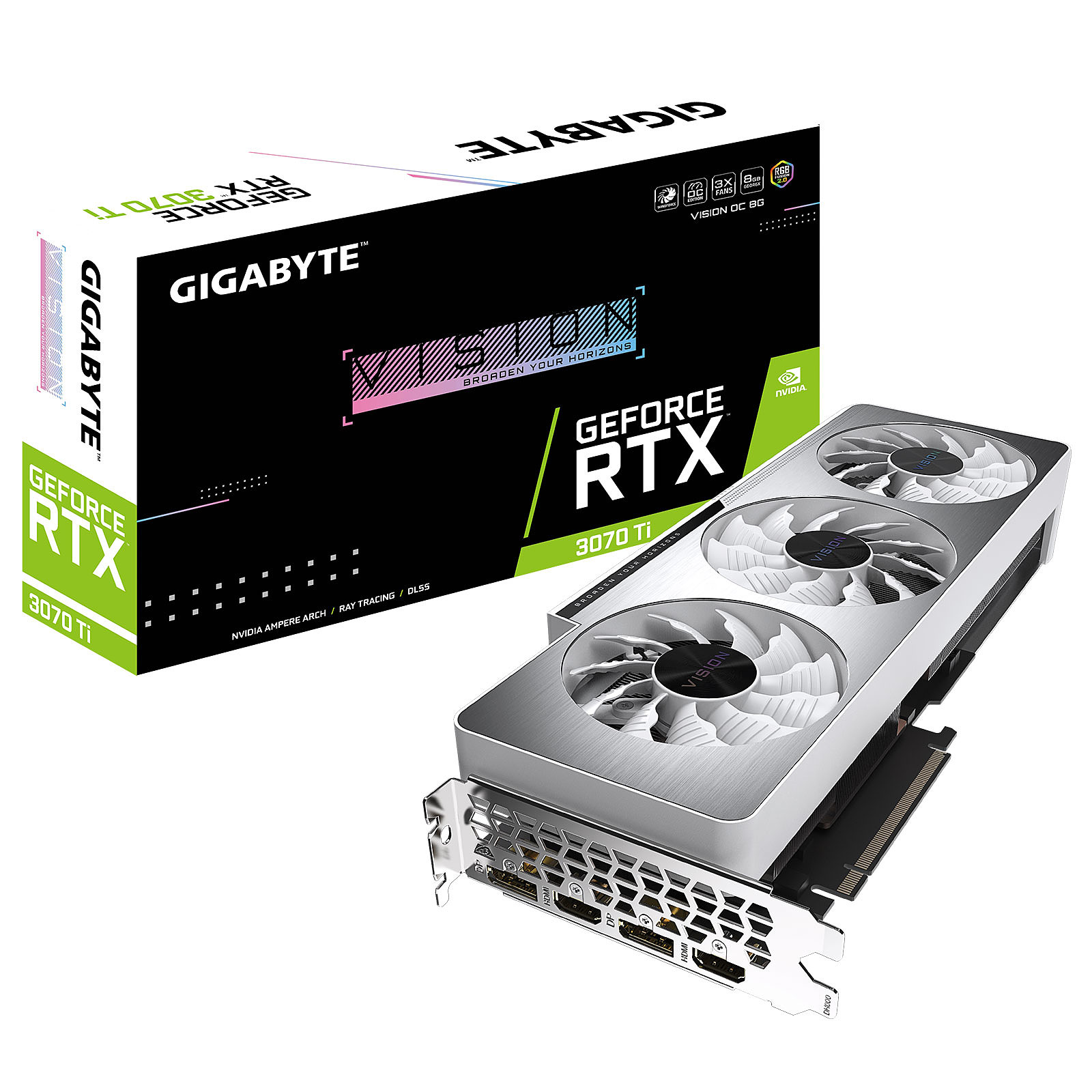 Gigabyte GeForce RTX 3070 Ti VISION OC 8G (LHR) - Carte graphique Gigabyte