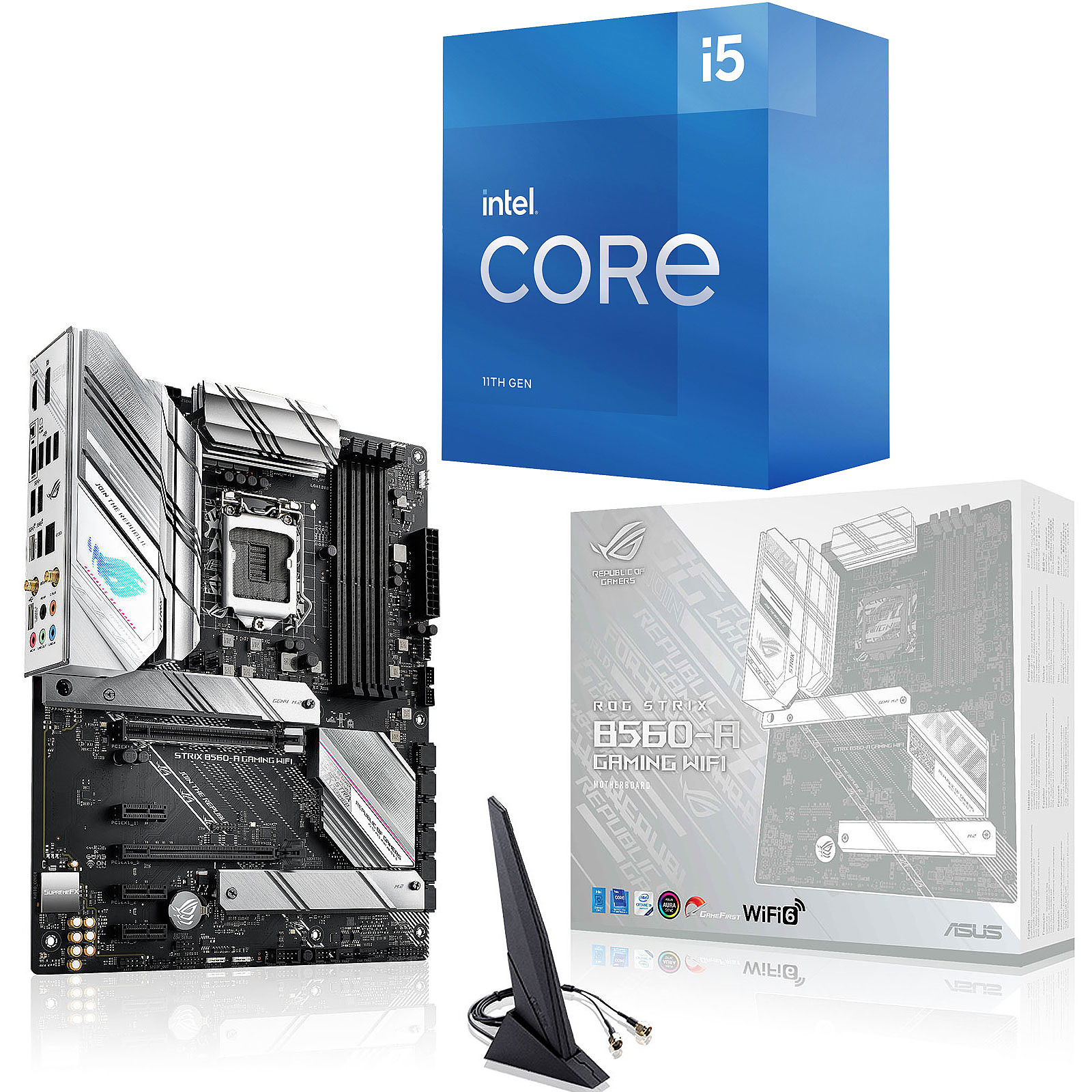 Kit Upgrade PC Core i56 ASUS ROG STRIX B560-A GAMING WIFI - Kit upgrade PC ASUS
