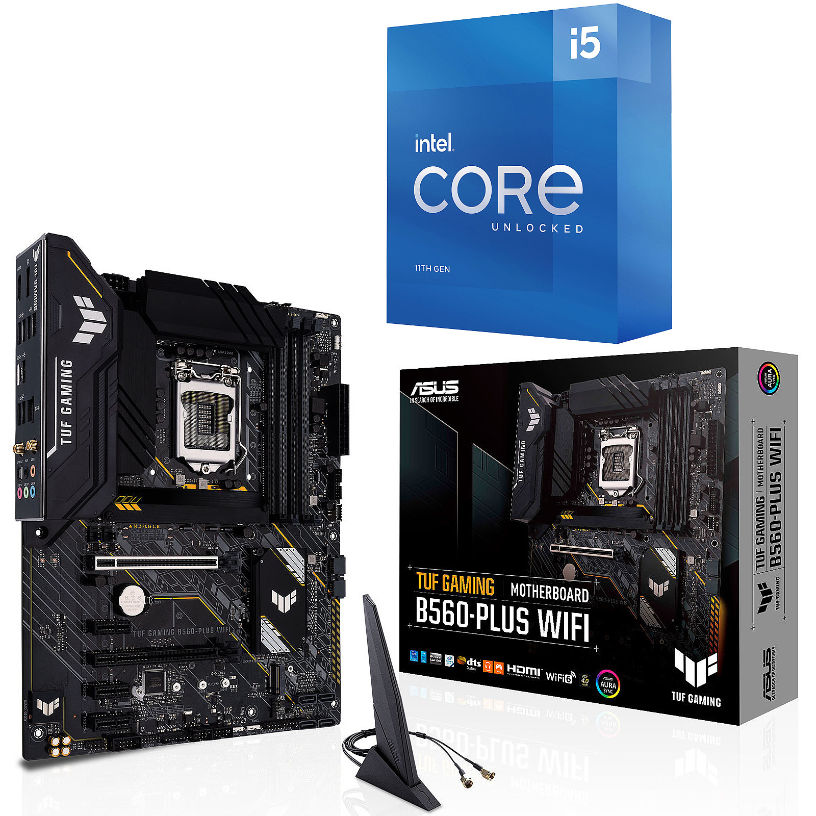 Kit Upgrade PC Core i5K ASUS TUF GAMING B560-PLUS WIFI - Kit upgrade PC ASUS
