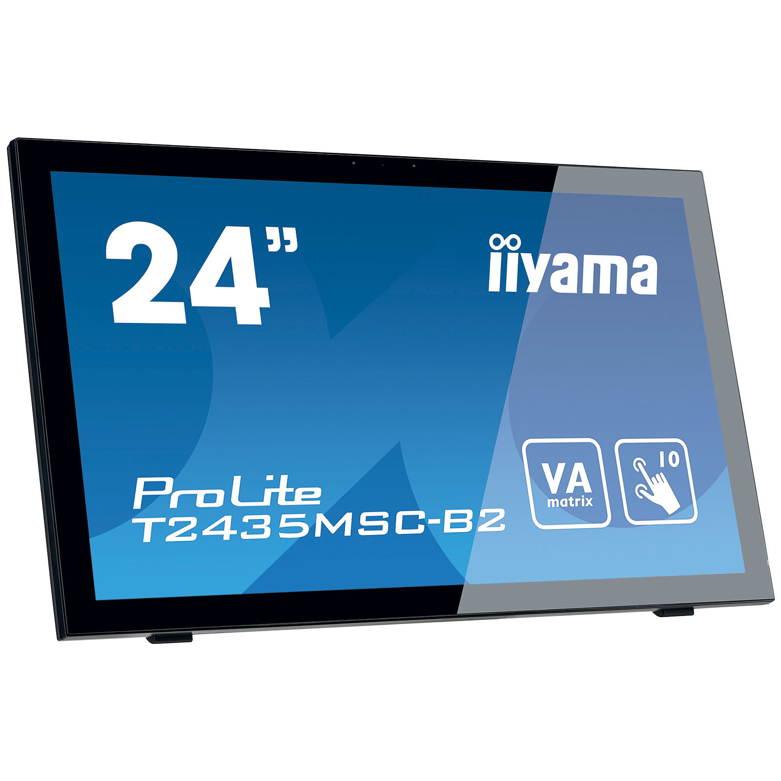 iiyama 23.6" LED Tactile - ProLite T2435MSC-B2 - Ecran PC iiyama