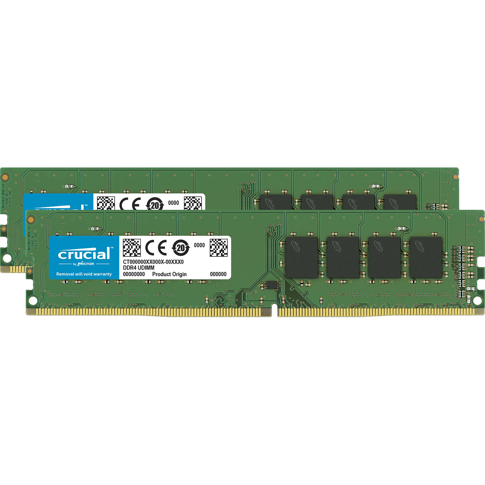 Crucial DDR4 32 Go (2 x 16 Go) 3200 MHz CL22 DR X8 - Memoire PC Crucial