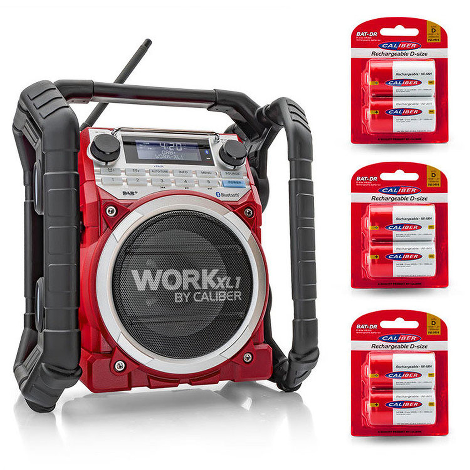 Caliber WorkXL1 Pack - Radio & radio reveil Caliber