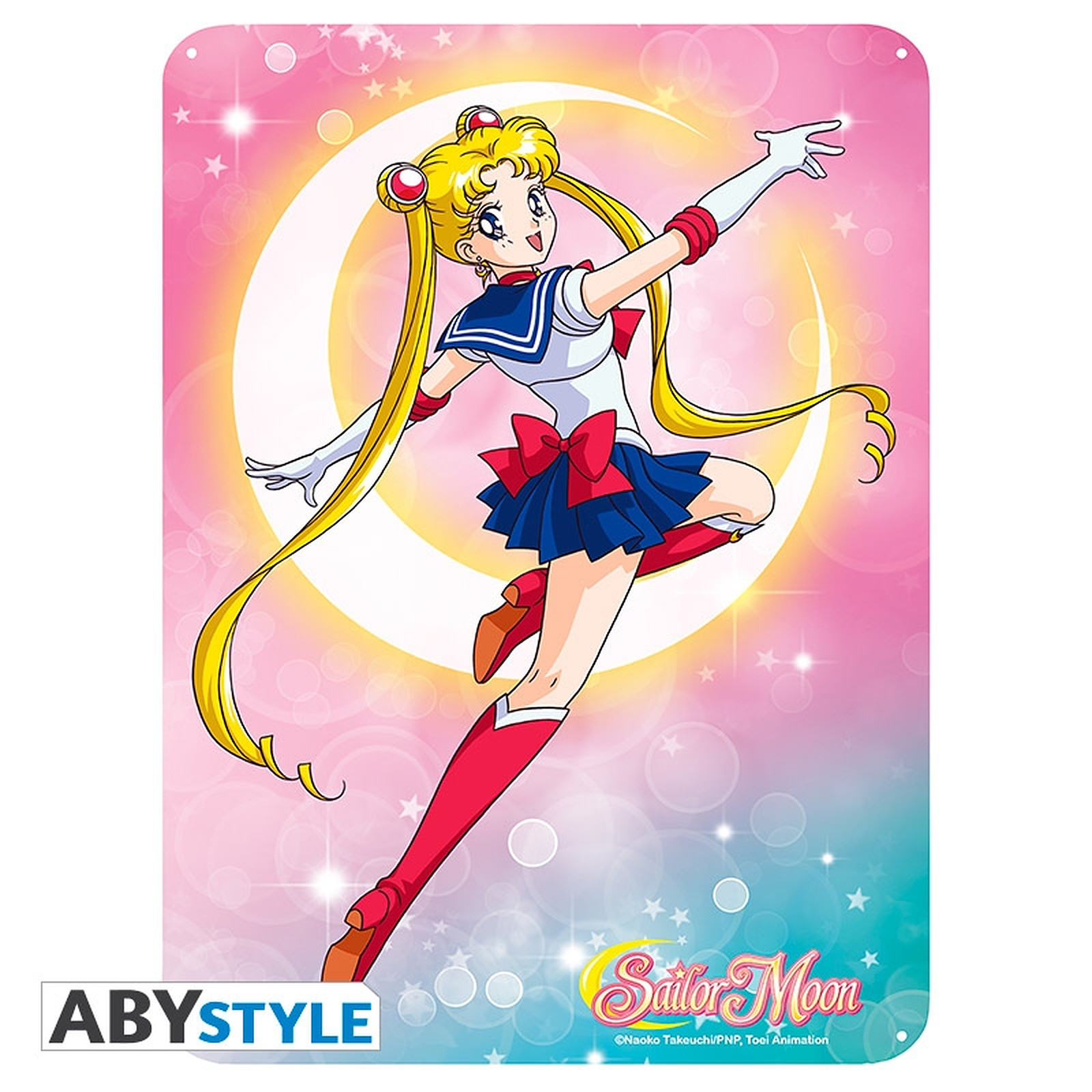 Sailor Moon - Plaque Metal Sailor Moon - (28 X 38 Cm) - Posters Abystyle