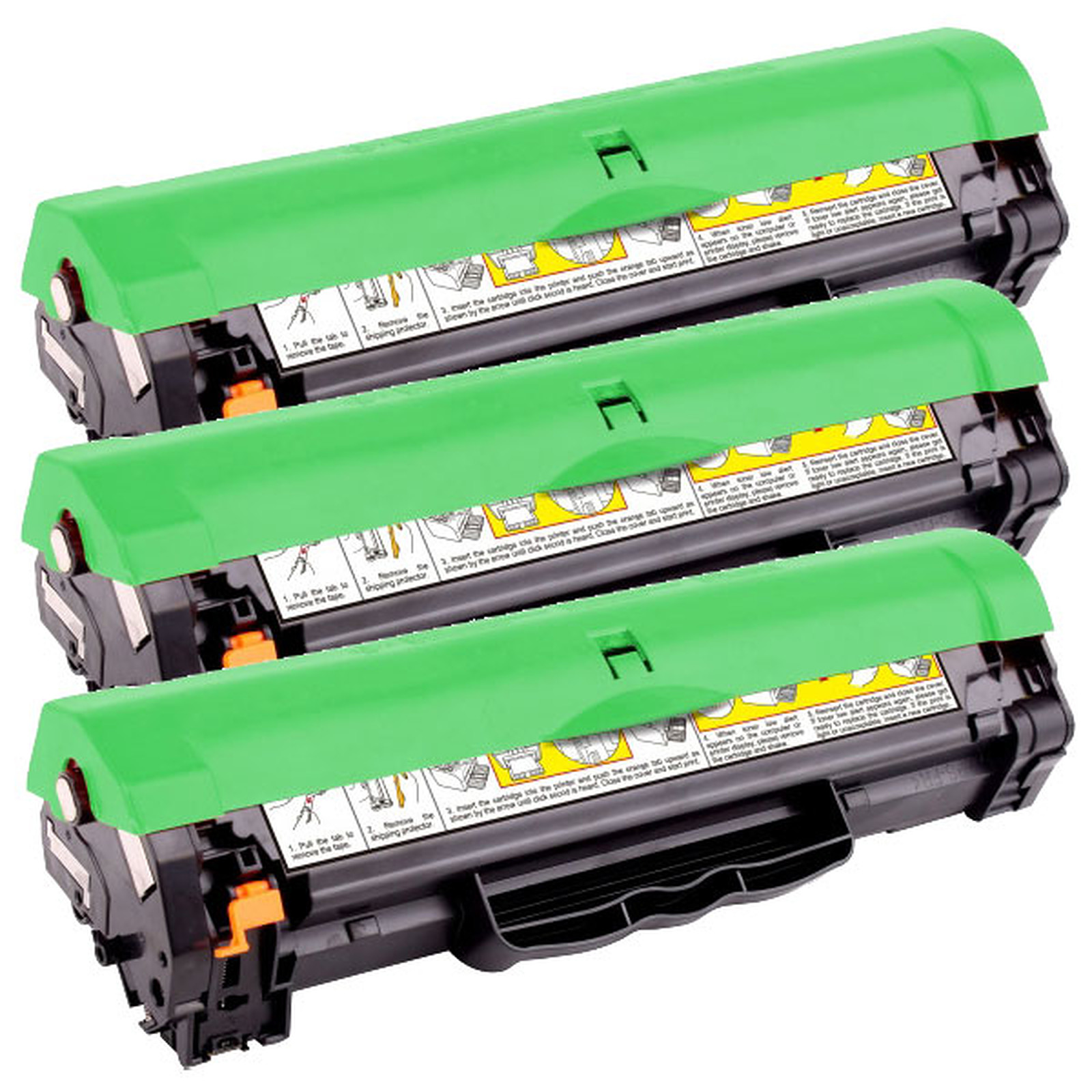 Multipack toners compatibles CE278A / EP726 (Noir) - Toner imprimante Generique