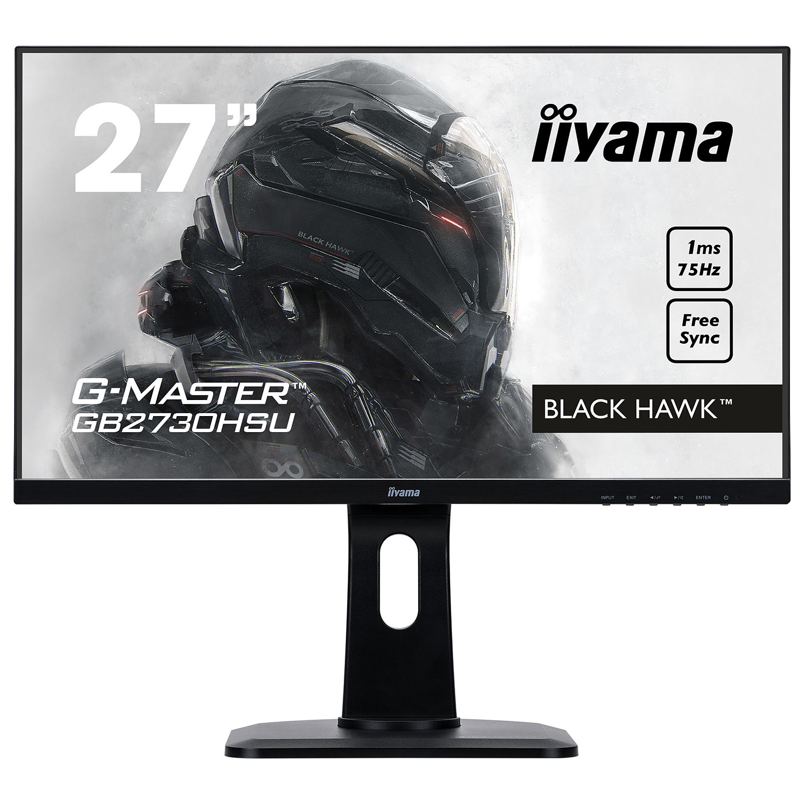 iiyama 27" LED - G-MASTER GB2730HSU-B1 Black Hawk - Ecran PC iiyama
