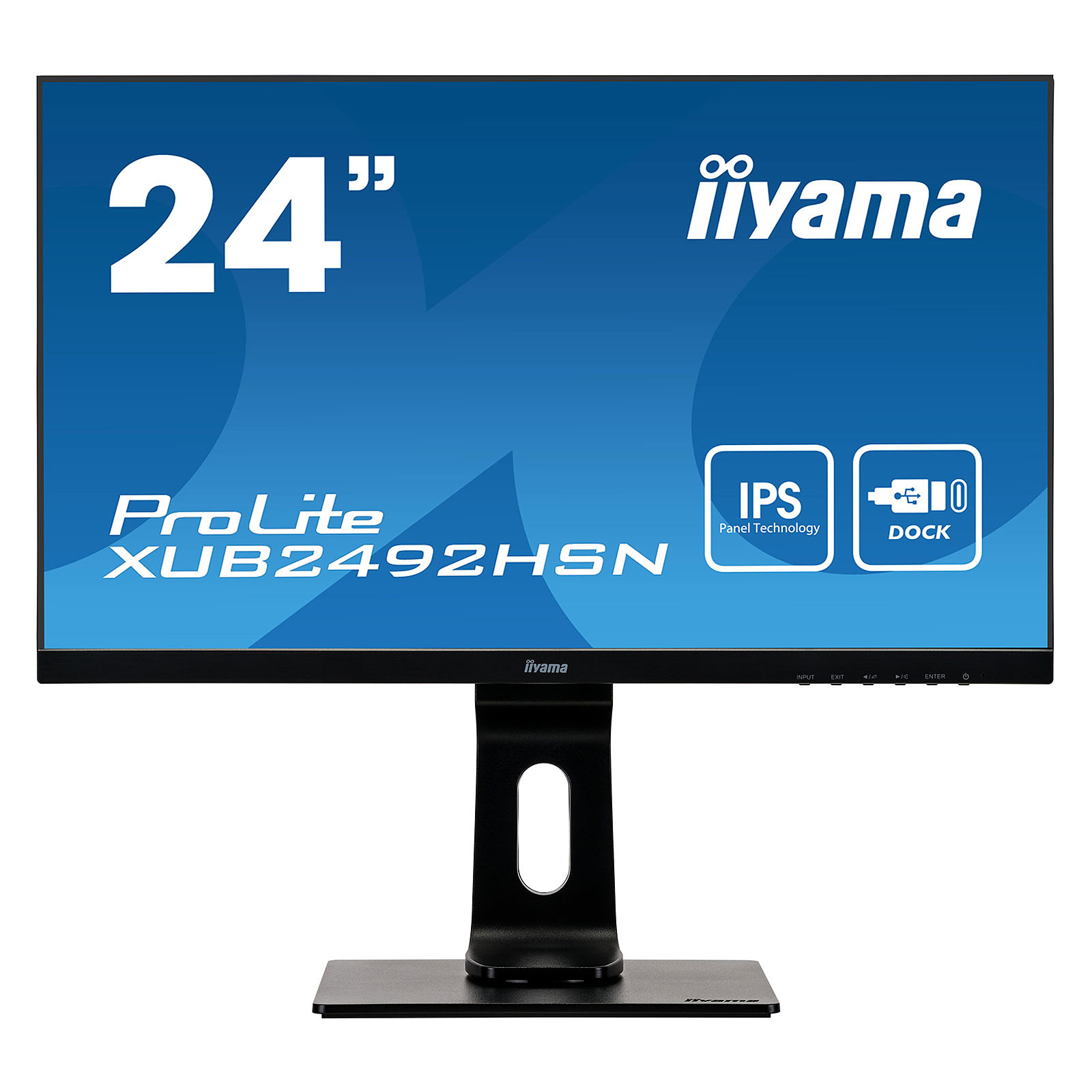 iiyama 23.8" LED - ProLite XUB2492HSN-B1 - Ecran PC iiyama