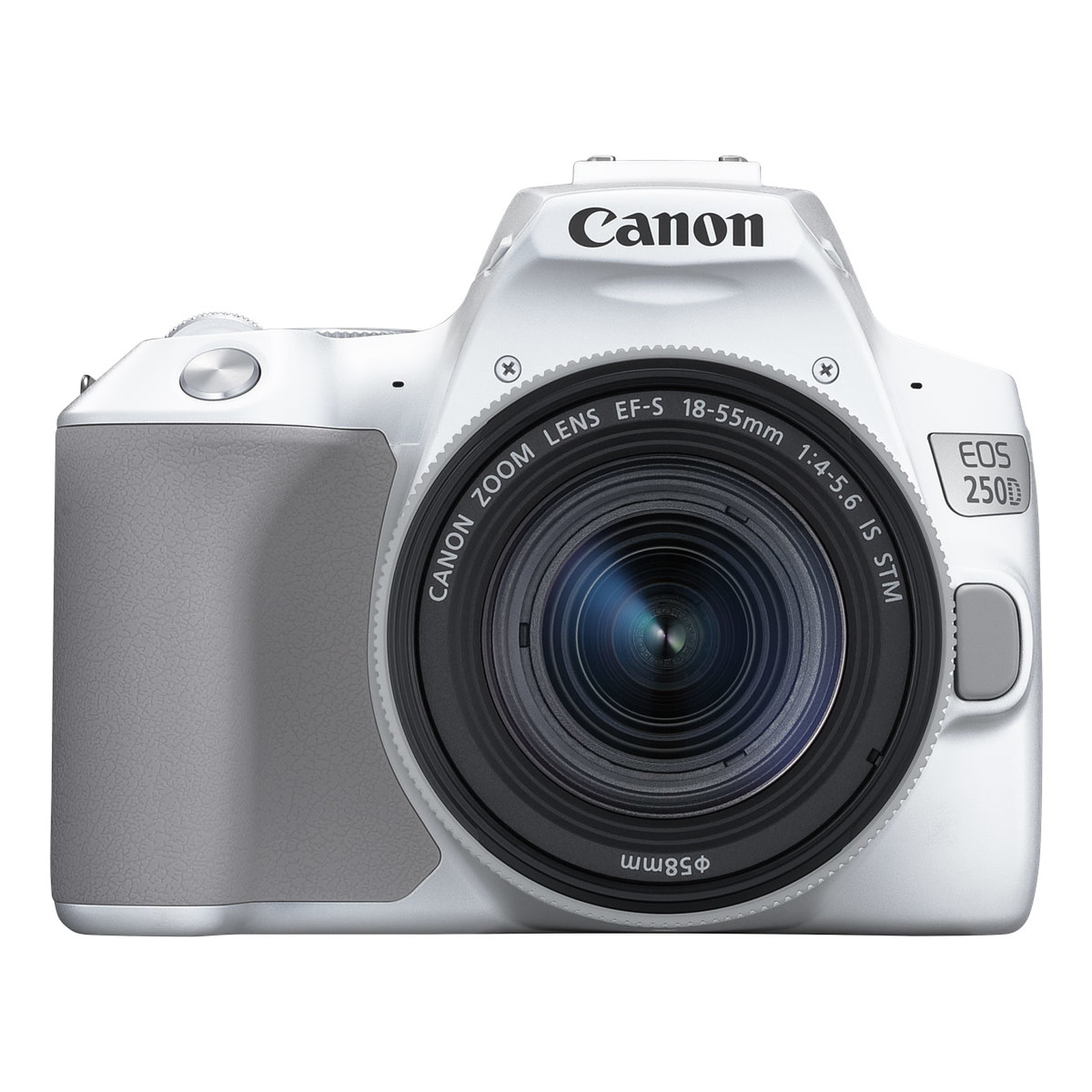 Canon EOS 250D Blanc + 18-55 IS STM Argent - Appareil photo Reflex Canon