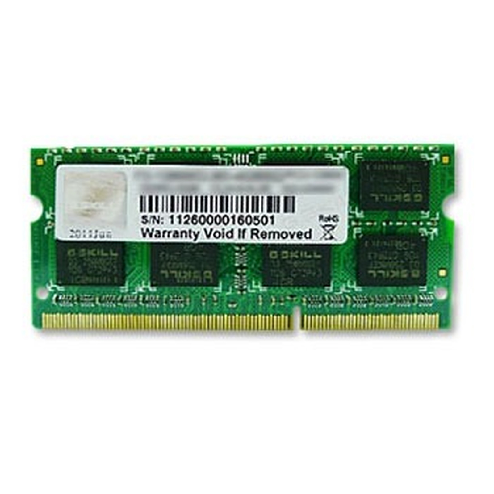 G.Skill 4 Go DDR3 1600 MHz CL11 SODIMM 204 pins - Memoire PC G.Skill