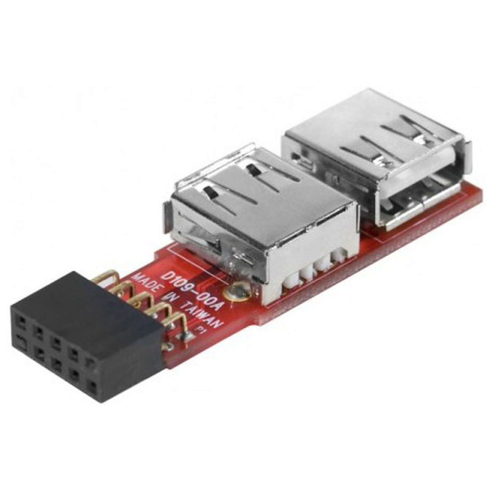 Adaptateur 2 ports USB 2.0 internes sur carte mère - USB Generique