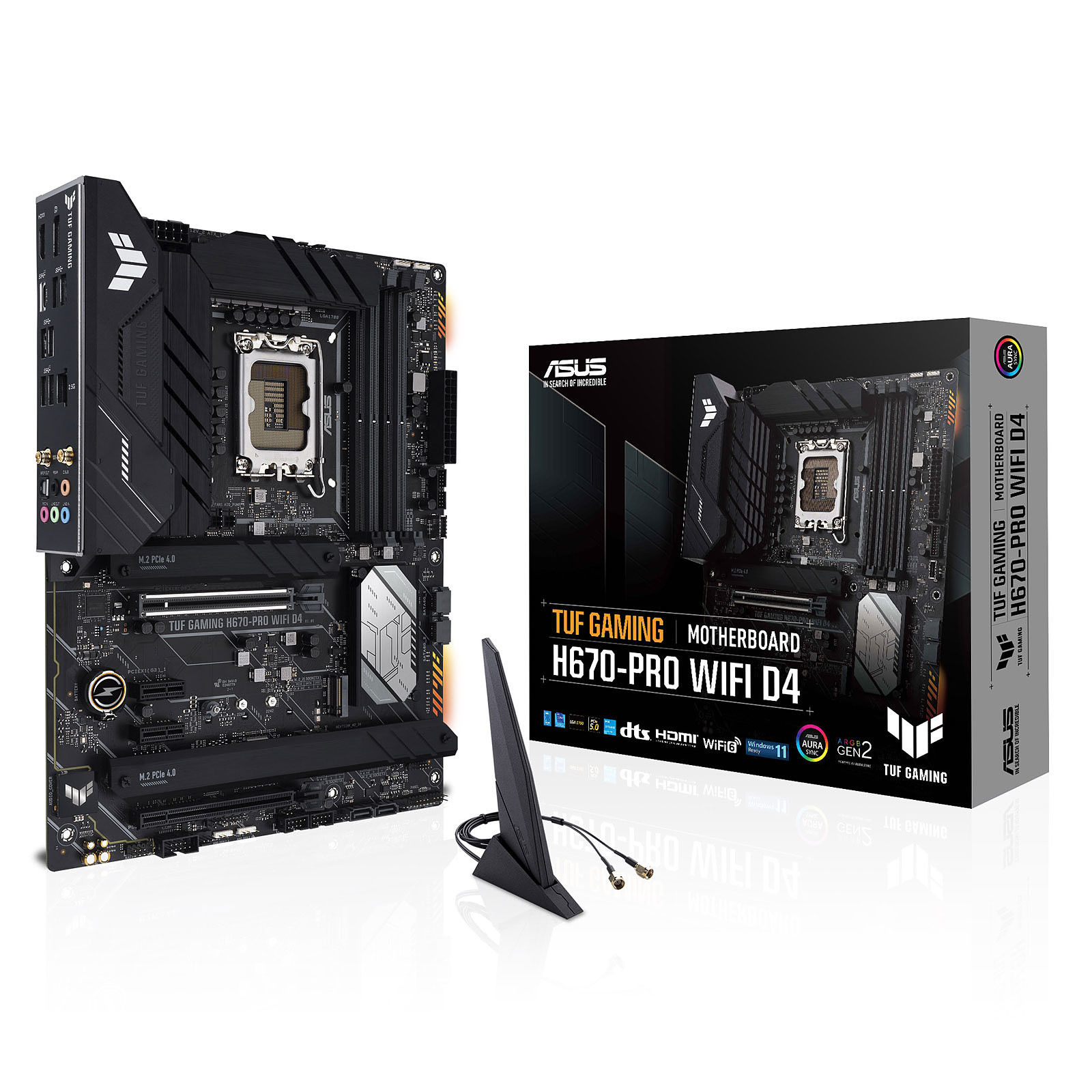 ASUS TUF GAMING H670-PRO WIFI D4 - Carte mère ASUS - Occasion