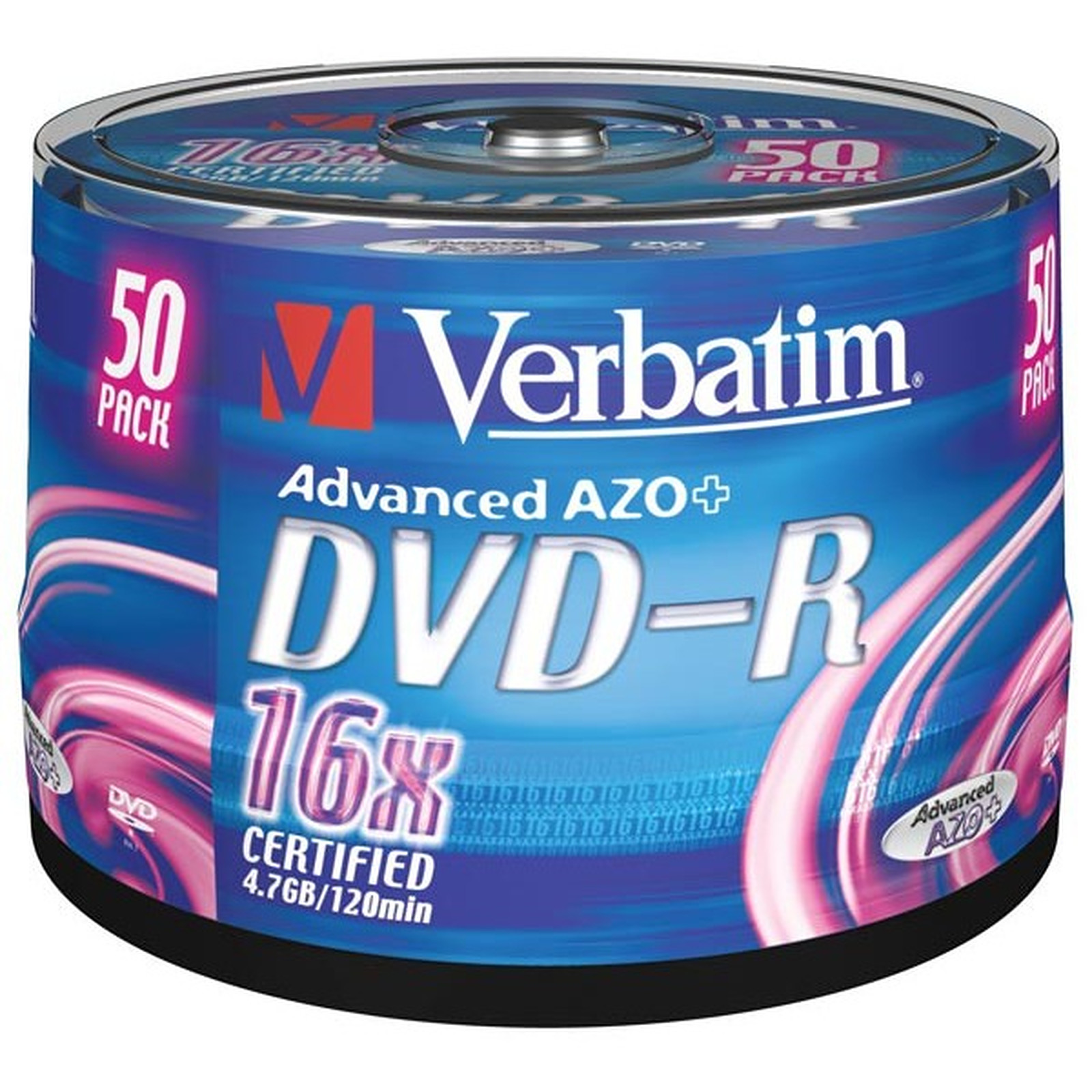 Verbatim DVD-R 4.7 Go 16x (par 50, spindle) - DVD vierge Verbatim