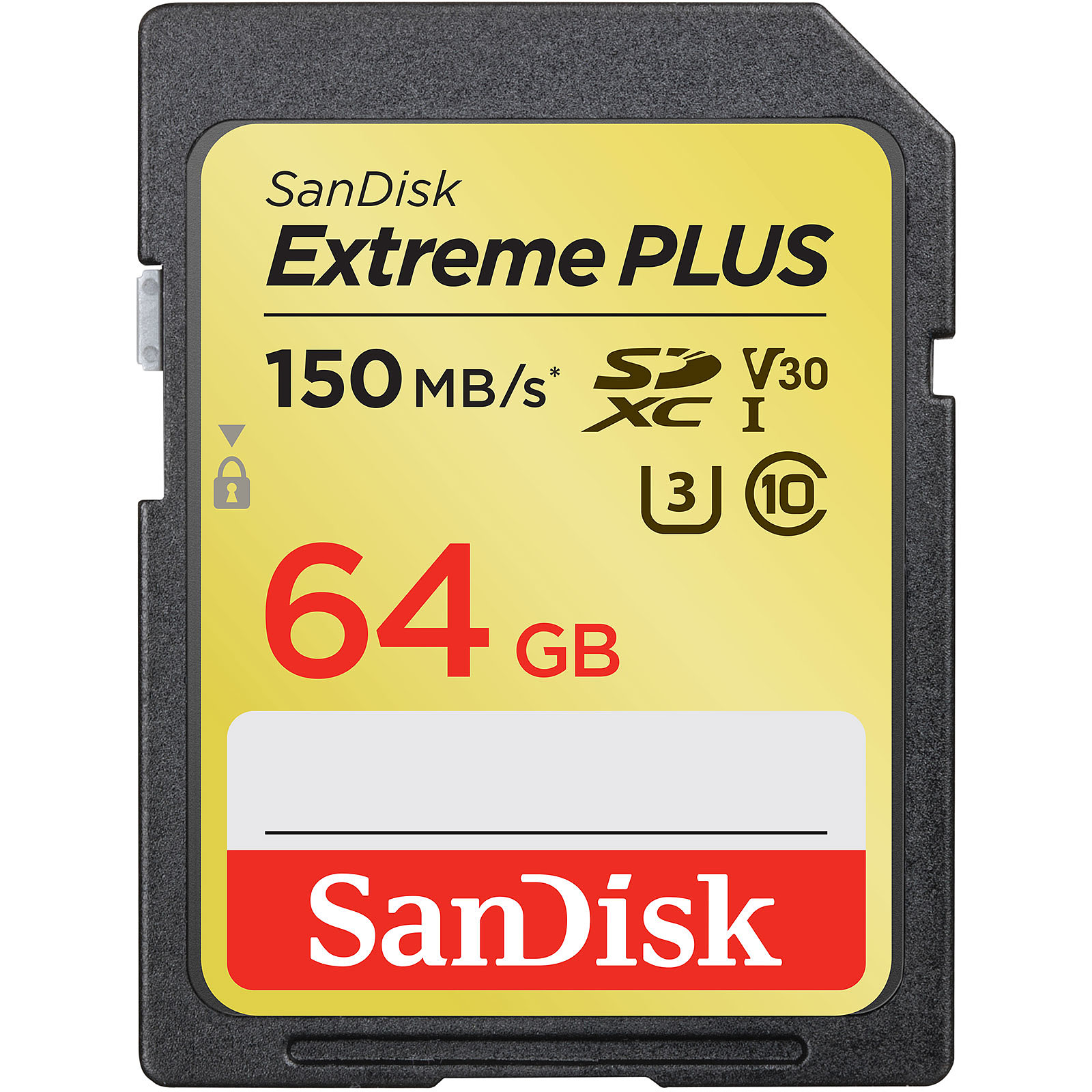 SanDisk Carte memoire SDXC Extreme PLUS UHS-1 U3 V30 64 Go - Carte memoire Sandisk