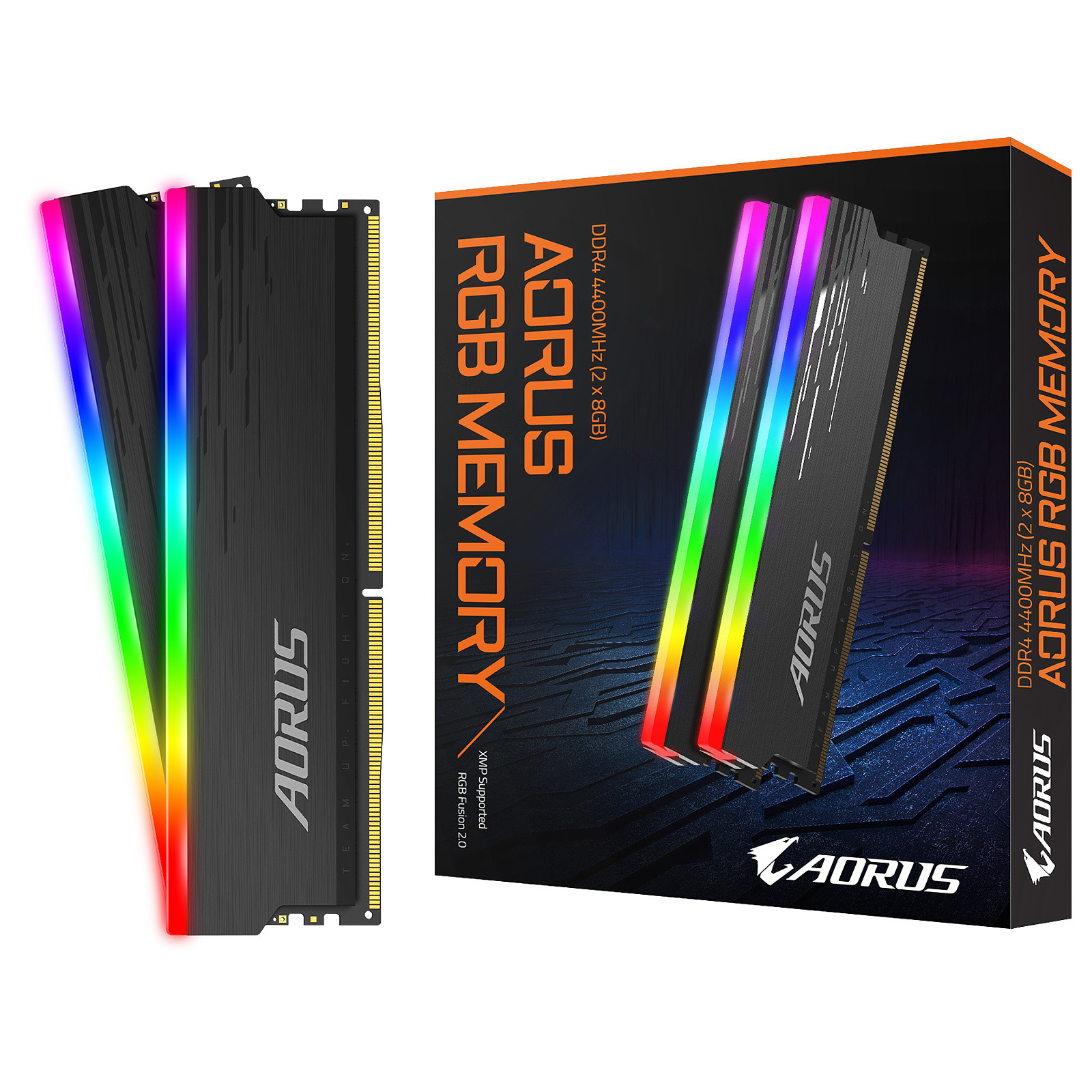 Gigabyte AORUS RGB Memory 16 Go (2 x 8 Go) DDR4 4400 MHz CL19 - Memoire PC Gigabyte