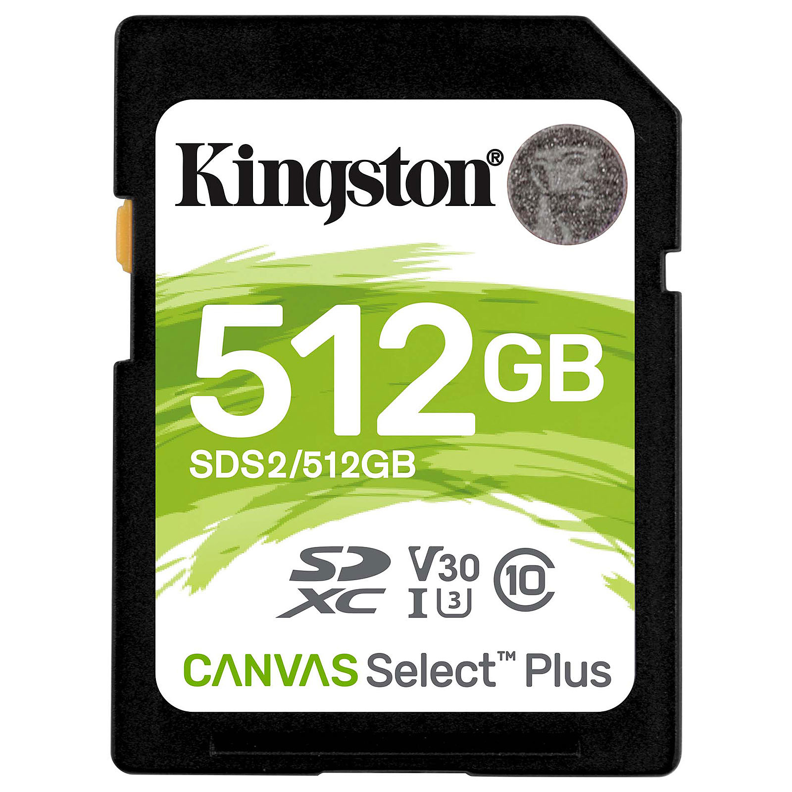 Kingston Canvas Select Plus SDS2/512GB - Carte memoire Kingston