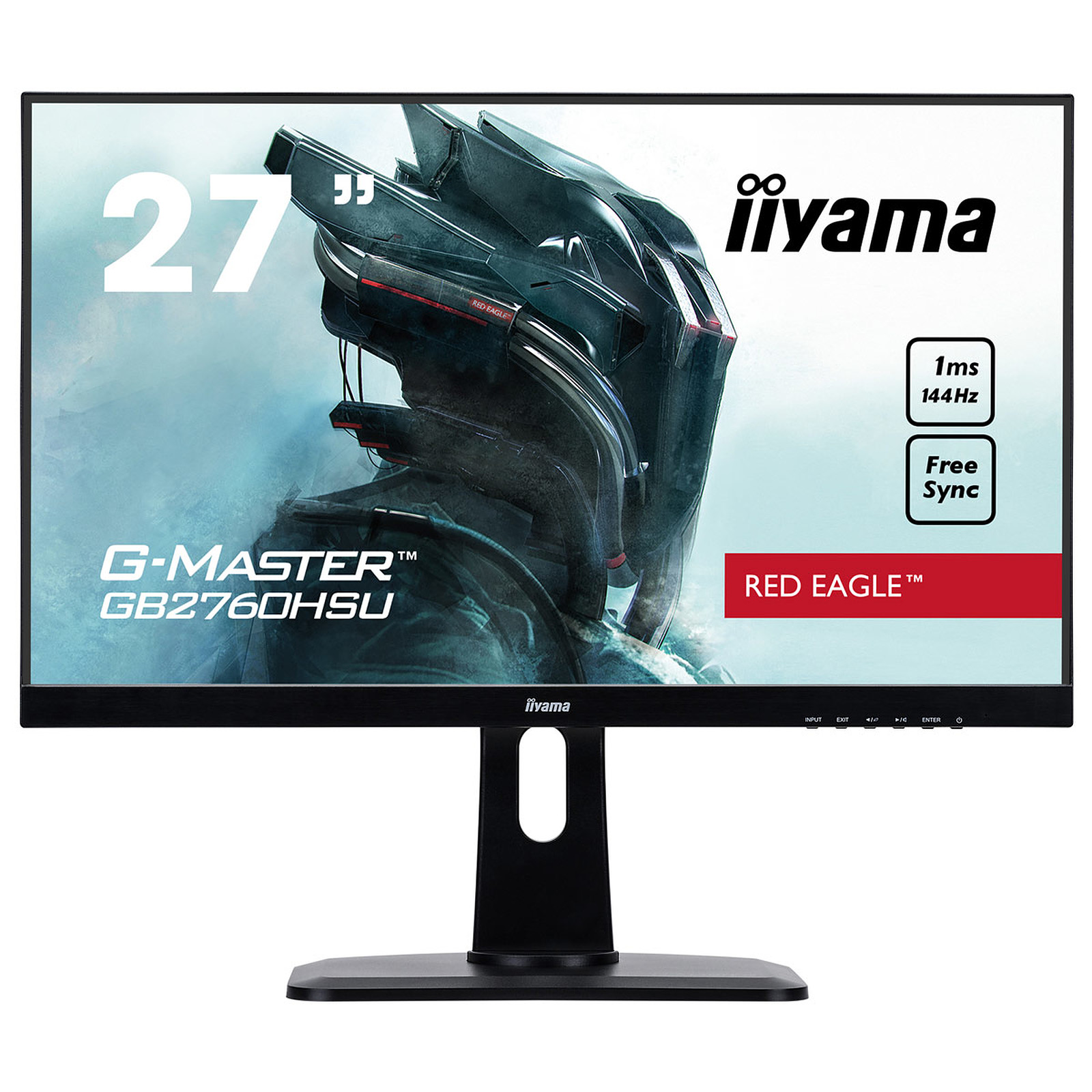 iiyama 27" LED - G-MASTER GB2760HSU-B1 Red Eagle - Ecran PC iiyama
