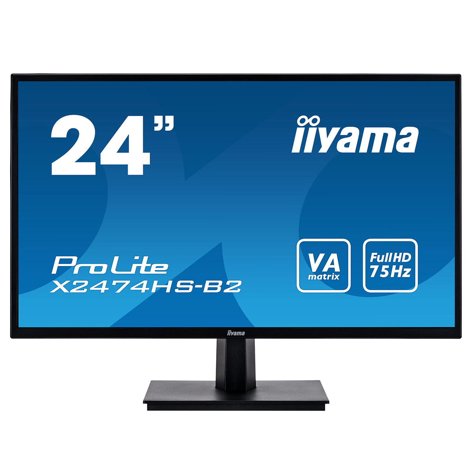iiyama 23.6" LED - ProLite X2474HS-B2 - Ecran PC iiyama
