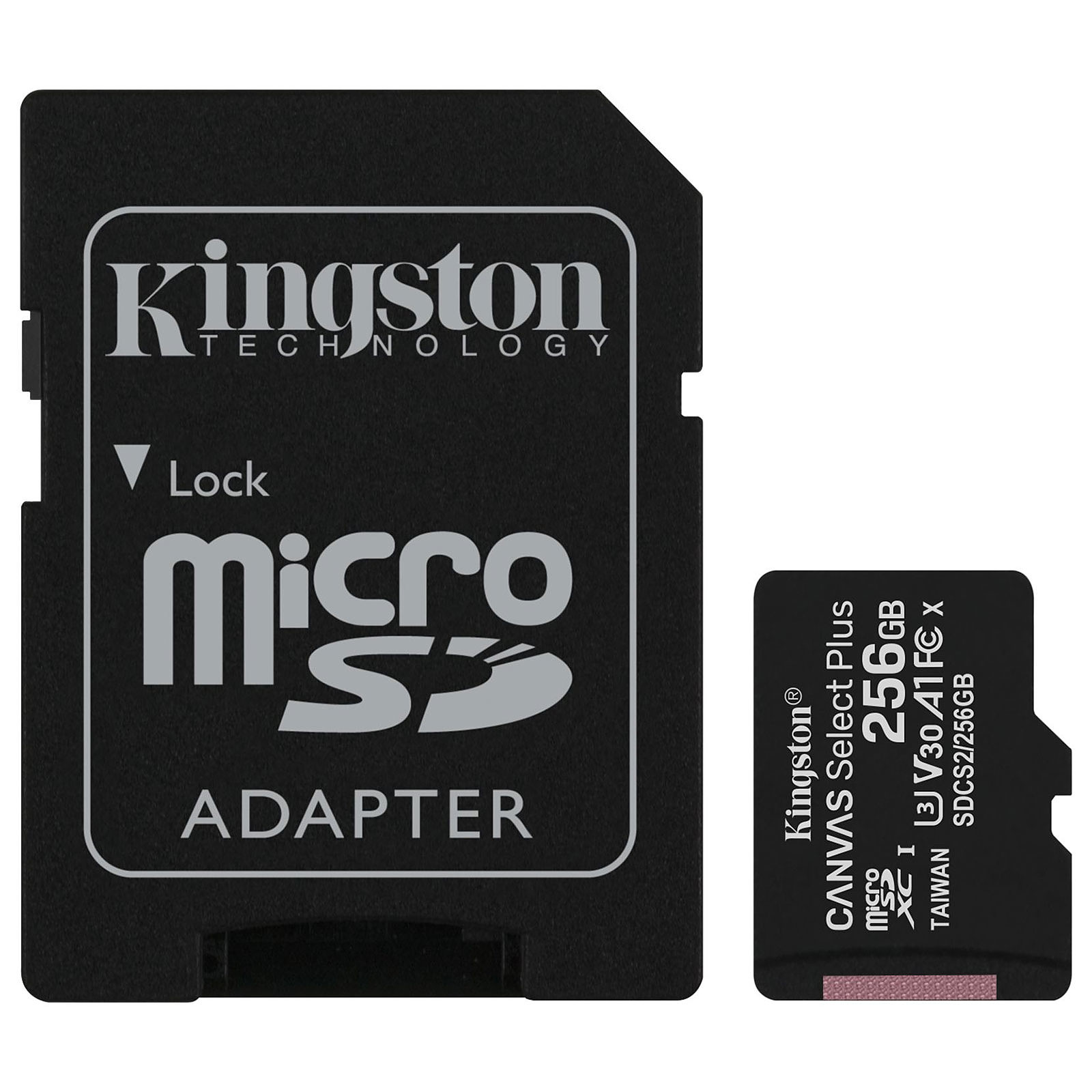 Kingston Canvas Select Plus SDCS2/256GB - Carte memoire Kingston