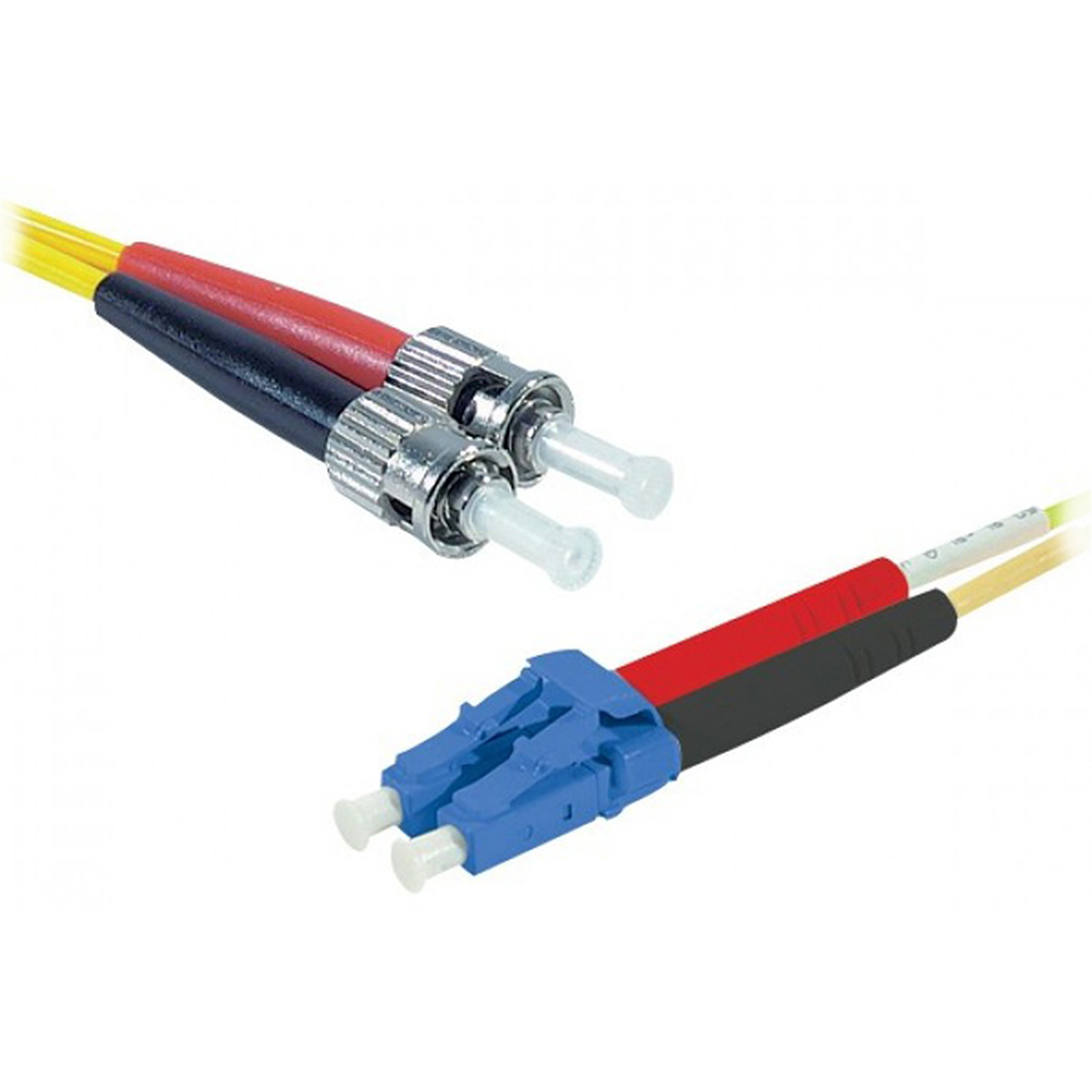 Jarretière optique duplex monomode 2mm OS2 LC-UPC/ST-UPC (1 mètre) - Cable fibre Optique Generique