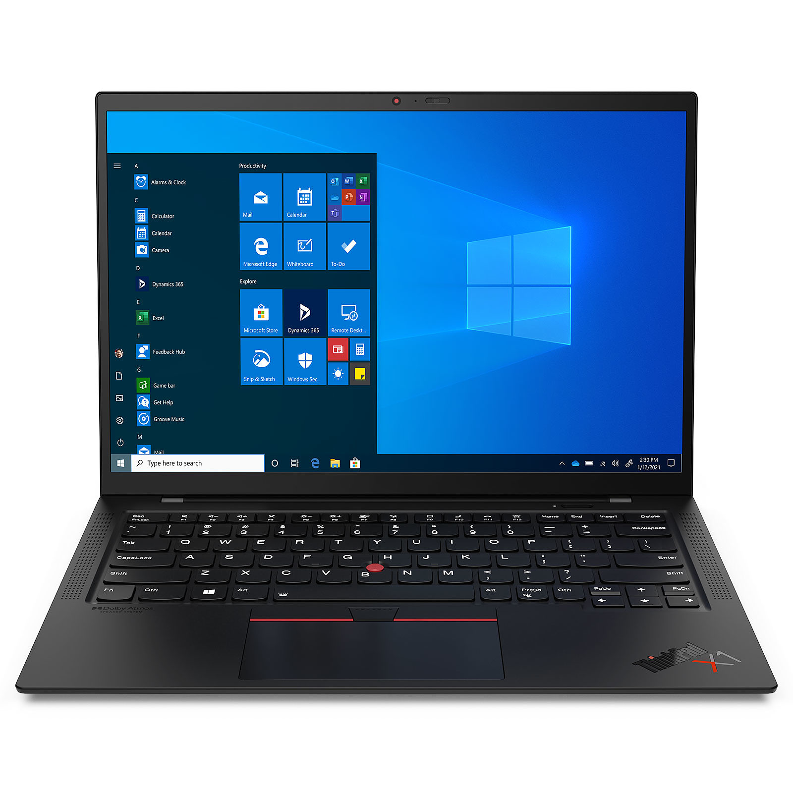 Lenovo ThinkPad X1 Carbon Gen 9 (20XX0027FR) - PC portable Lenovo