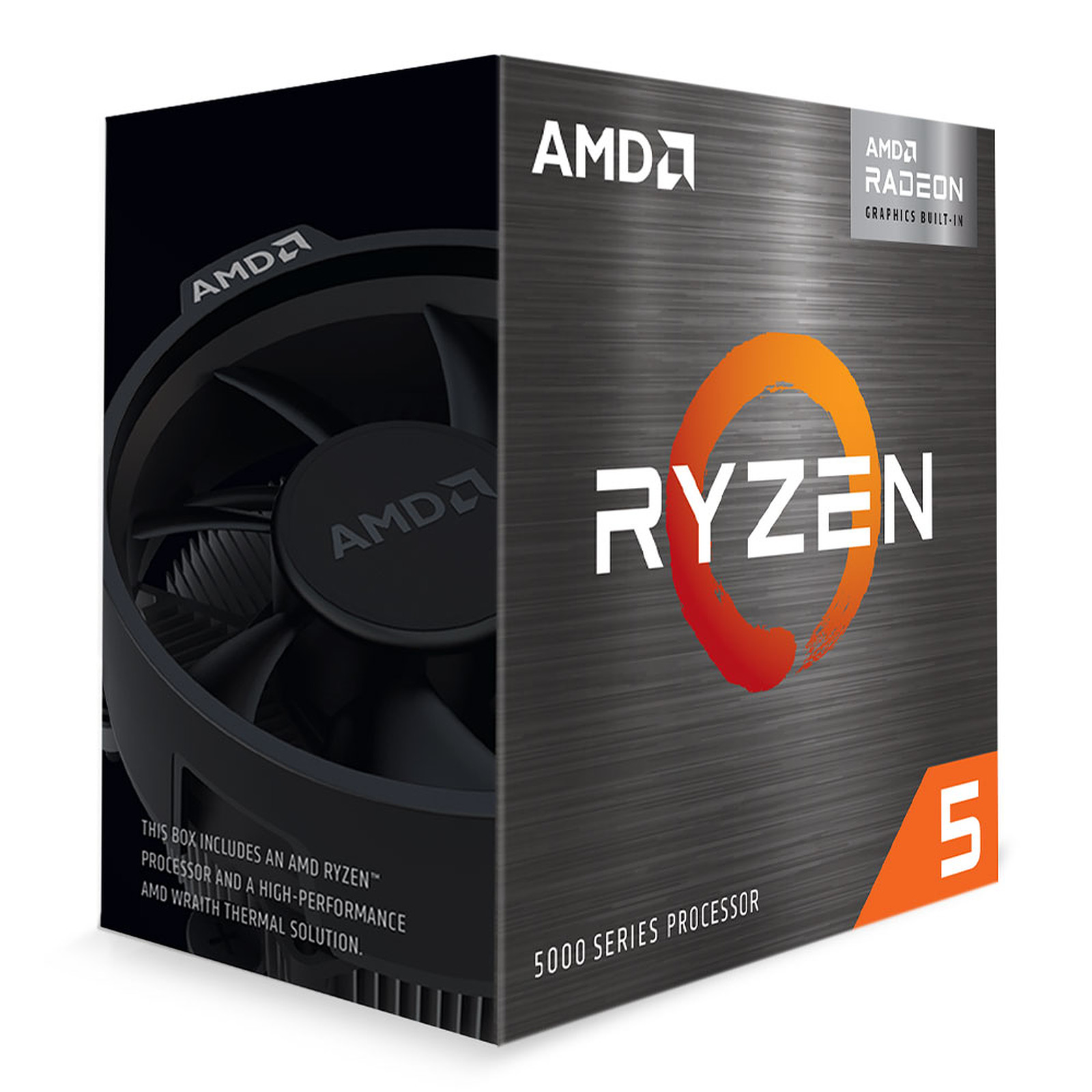 AMD Ryzen 5 5600G Wraith Stealth (3.9 GHz / 4.4 GHz) - Processeur AMD