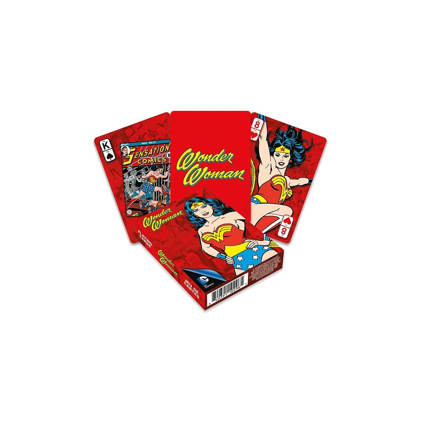 DC Comics - Jeu de cartes a  jouer Retro Wonder Woman - Jeux de cartes DIVERS