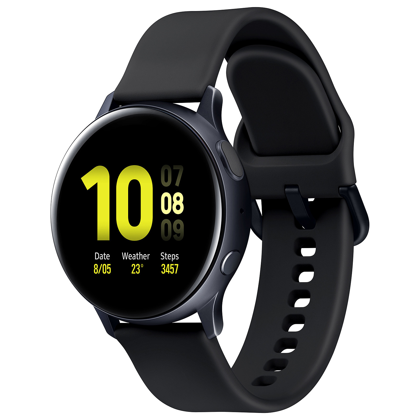 Samsung Galaxy Watch Active 2 (40 mm / Aluminium / Noir Carbone) · Occasion - Montre connectee Samsung - Occasion