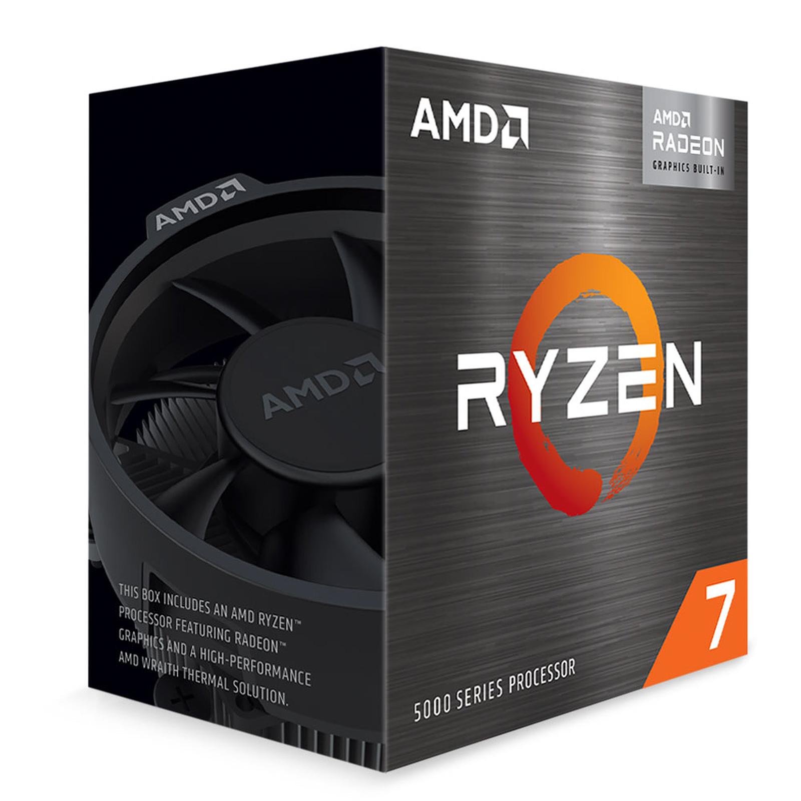 AMD Ryzen 7 5700G Wraith Stealth (3.8 GHz / 4.6 GHz) - Processeur AMD