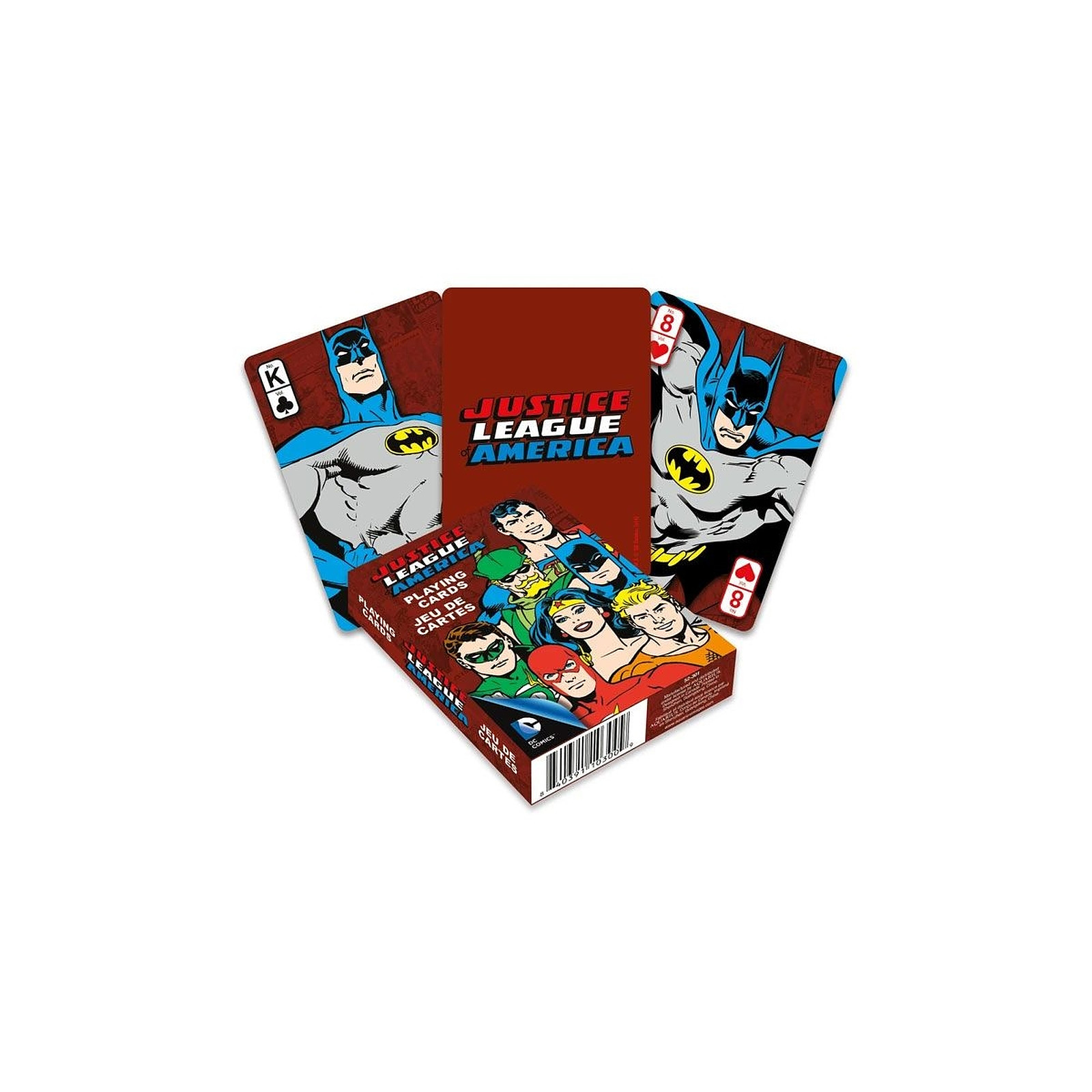 DC Comics - Jeu de cartes a  jouer Retro Justice League - Jeux de cartes DIVERS