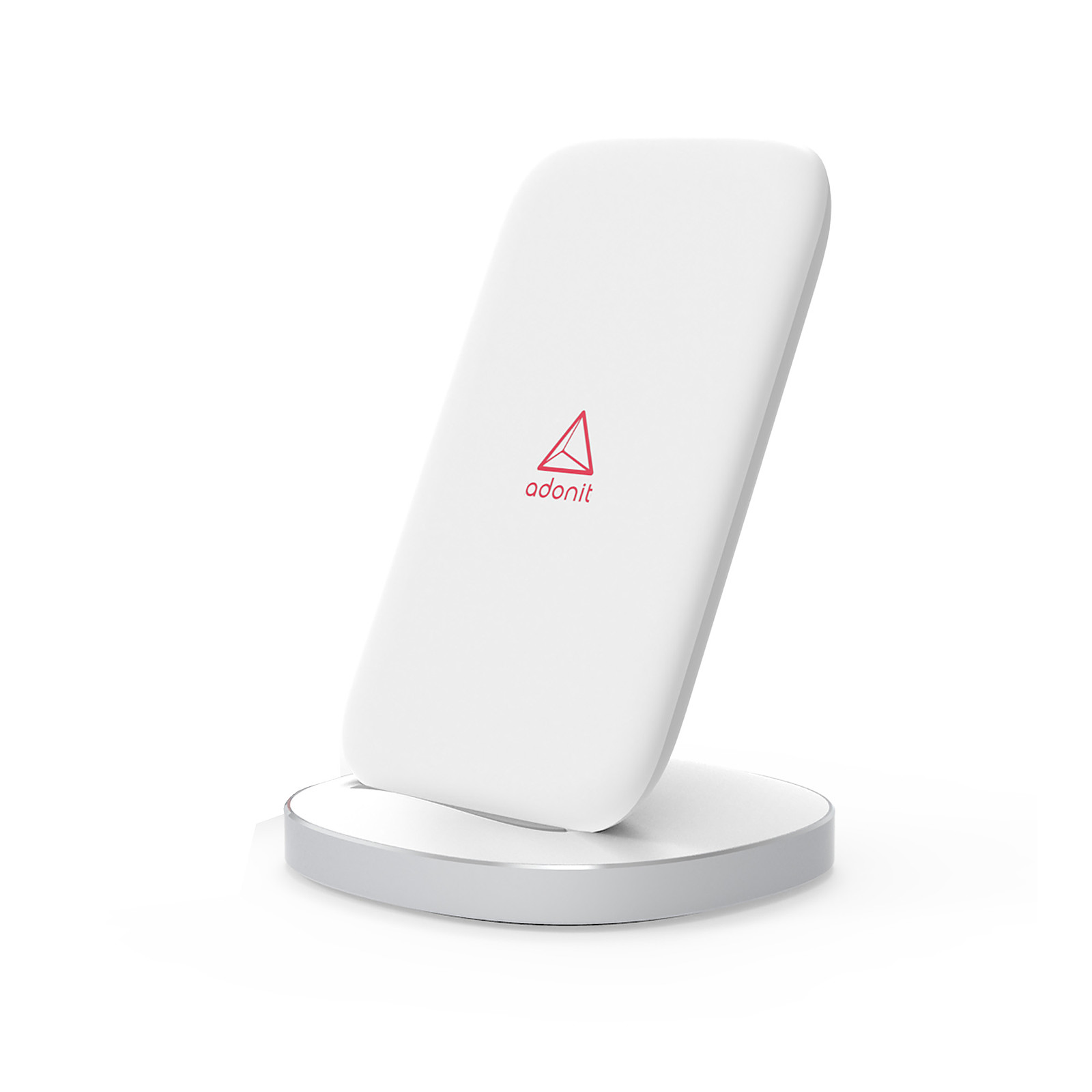 ADONIT Support a  Induction pour charge sans fil blanc - Chargeur telephone Adonit