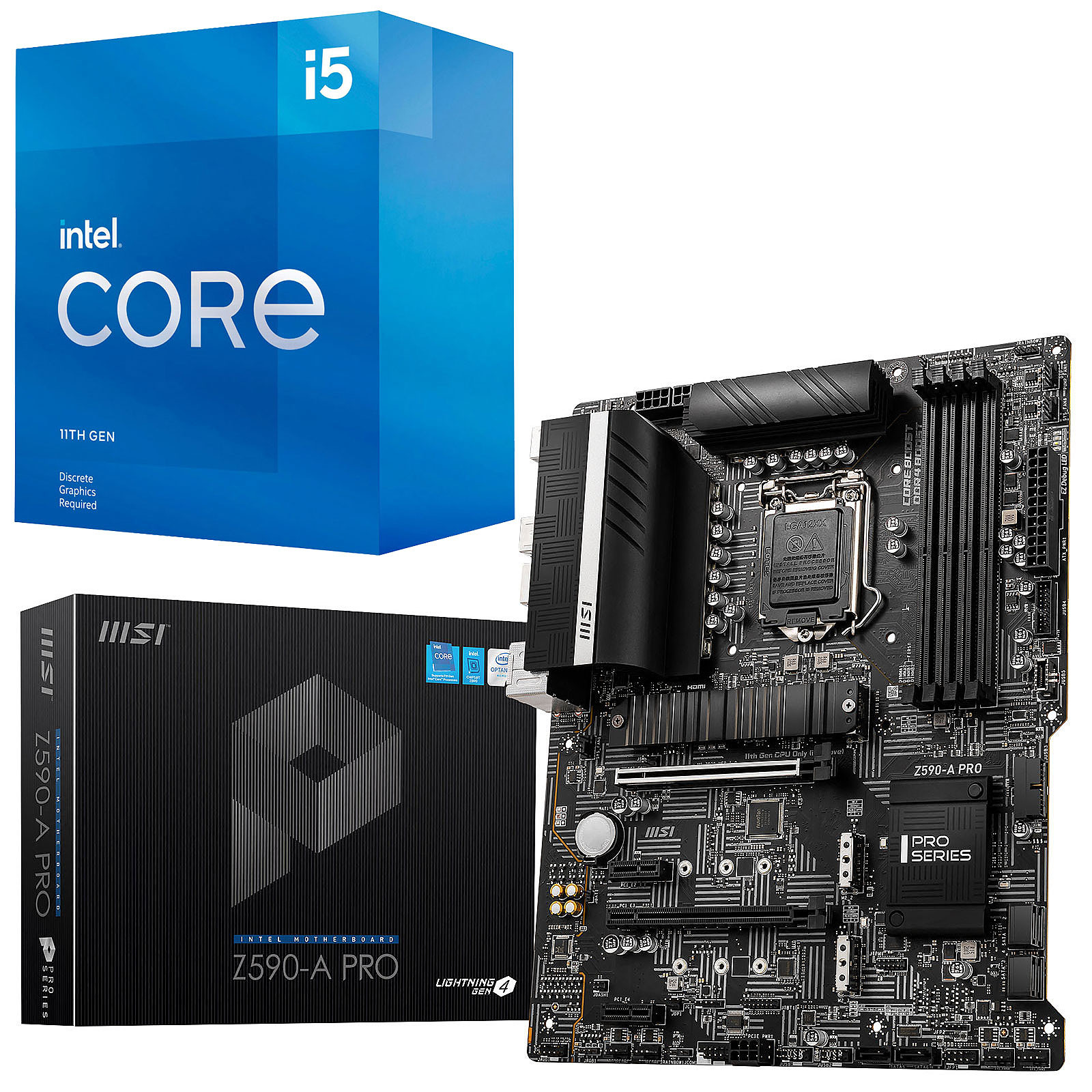 Kit Upgrade PC Core i5F MSI Z590-A PRO - Kit upgrade PC MSI