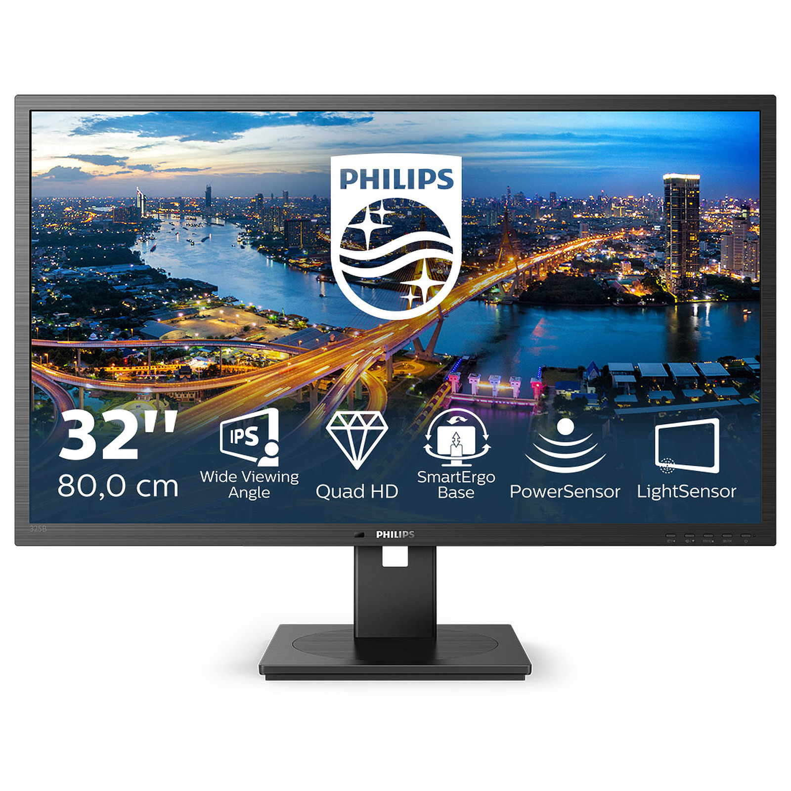 Philips 31.5" LED - 325B1L/00 - Ecran PC Philips