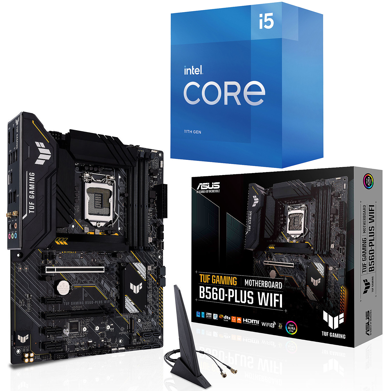 Kit Upgrade PC Core i56 ASUS TUF GAMING B560-PLUS WIFI - Kit upgrade PC ASUS