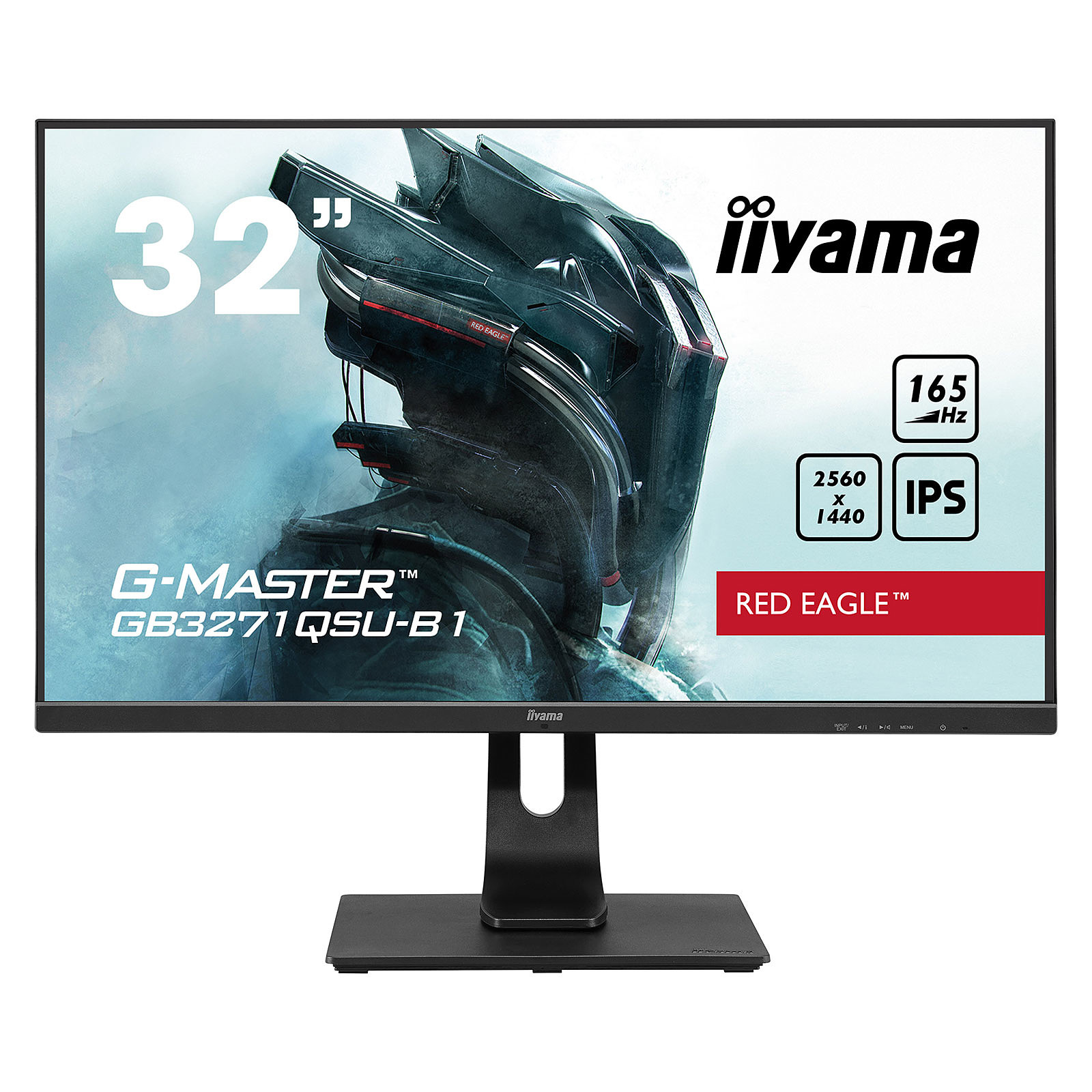 iiyama 31.5" LED - G-Master GB3271QSU-B1 Red Eagle - Ecran PC iiyama