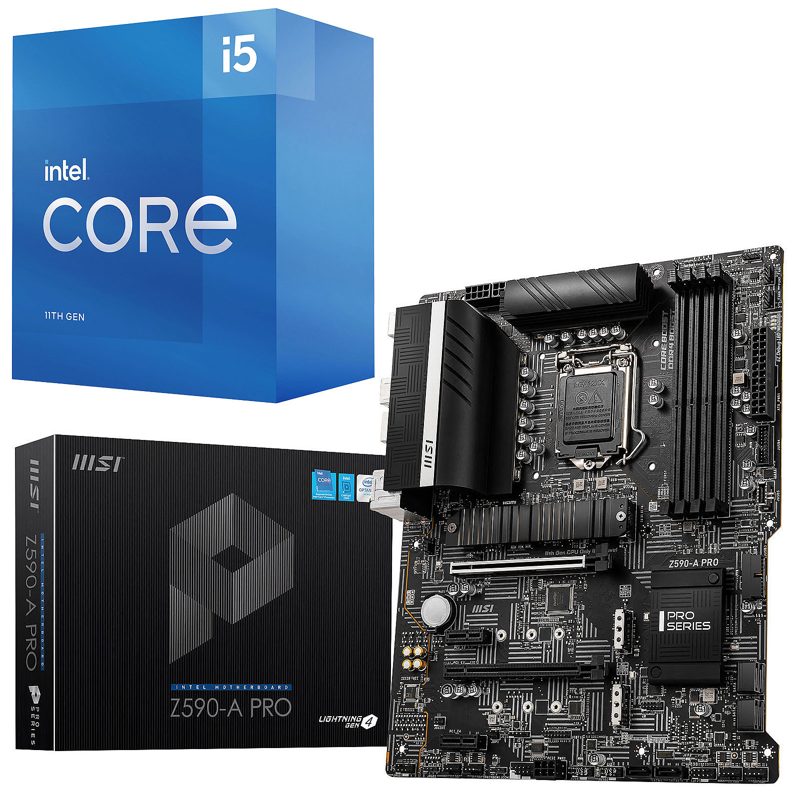 Kit Upgrade PC Core i5 MSI Z590-A PRO - Kit upgrade PC MSI